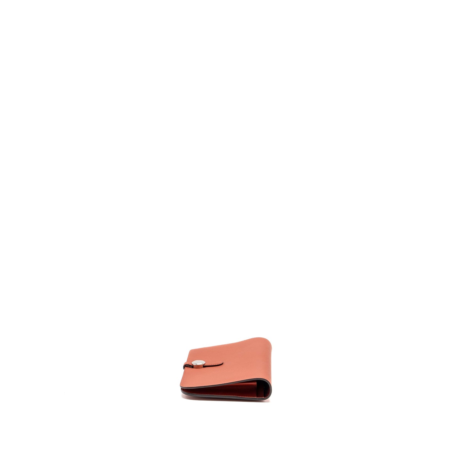 Hermes Dogon compact Wallet Swift Sanguine SHW Stamp T