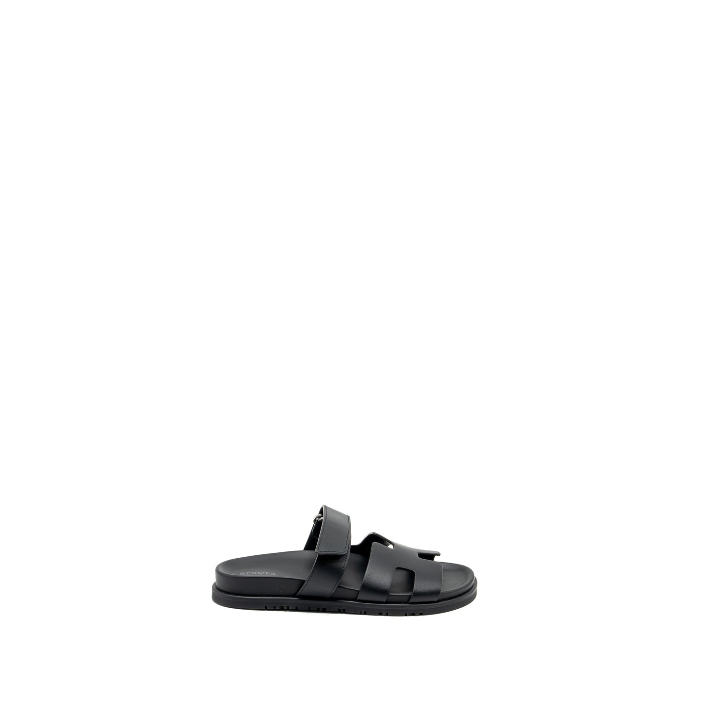 Hermes size 38 Chypre Sandals black