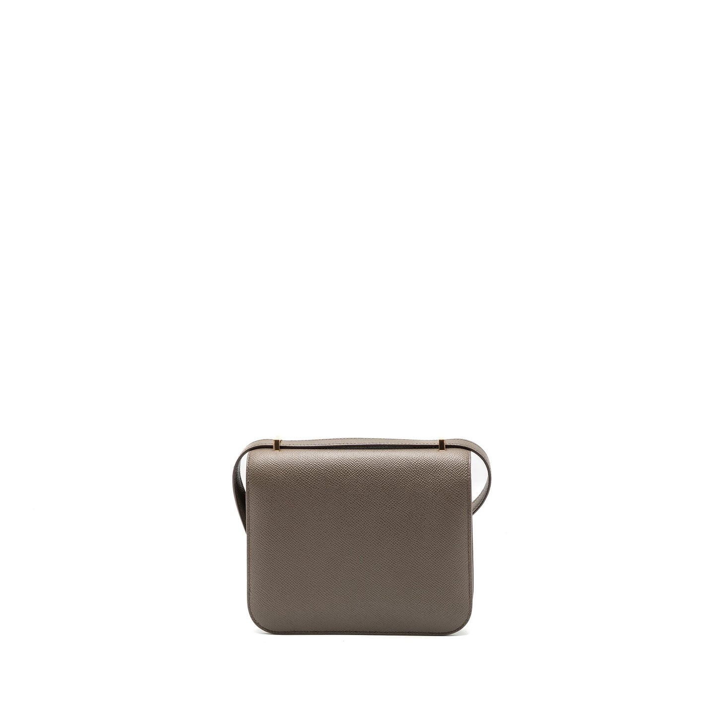 Hermes mini constance epsom gris etain RGHW stamp Y