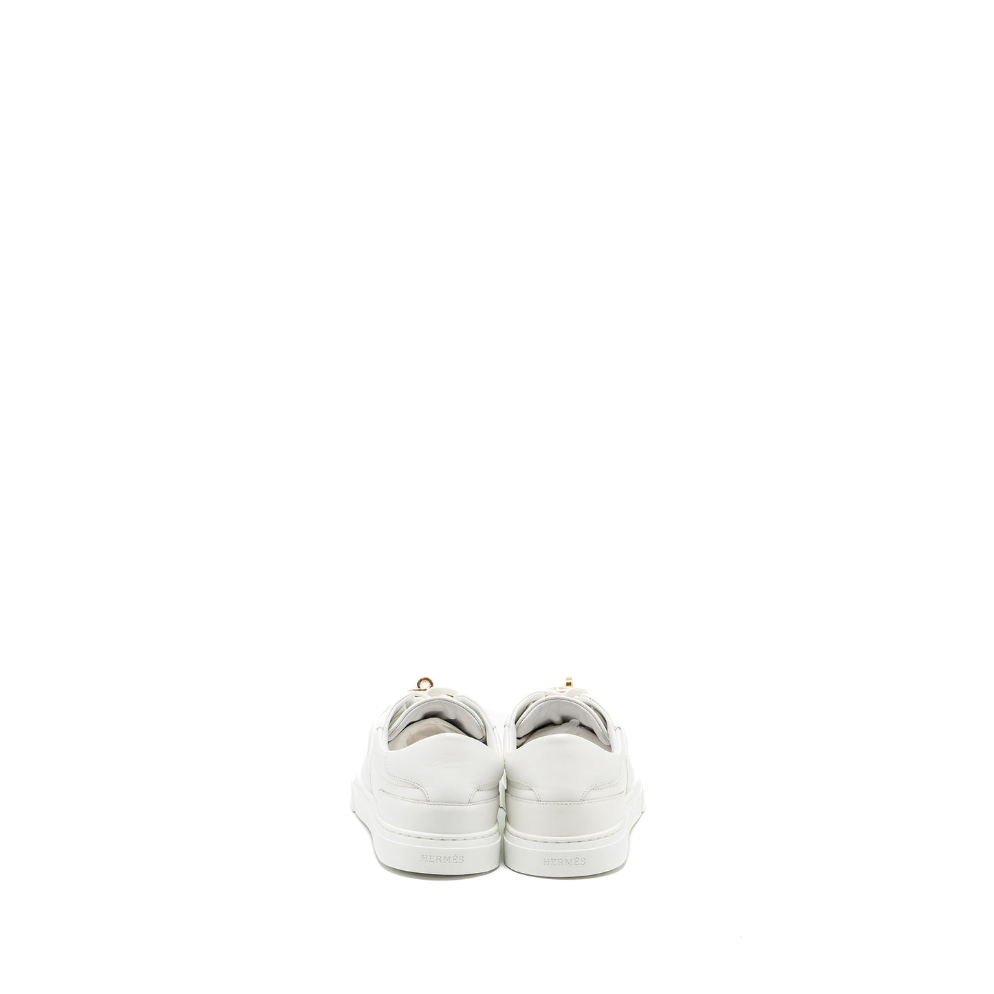 Hermes size 39 day sneaker white RGHW