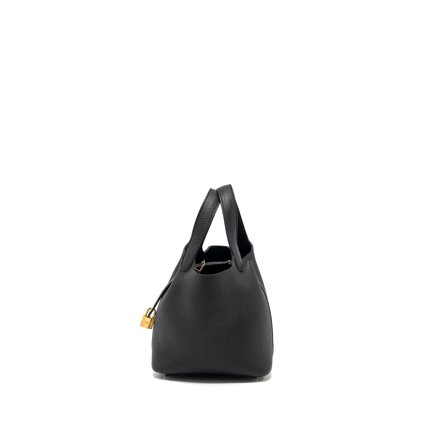 Hermes Picotin 18 Lock Bag Clemence black GHW Stamp B