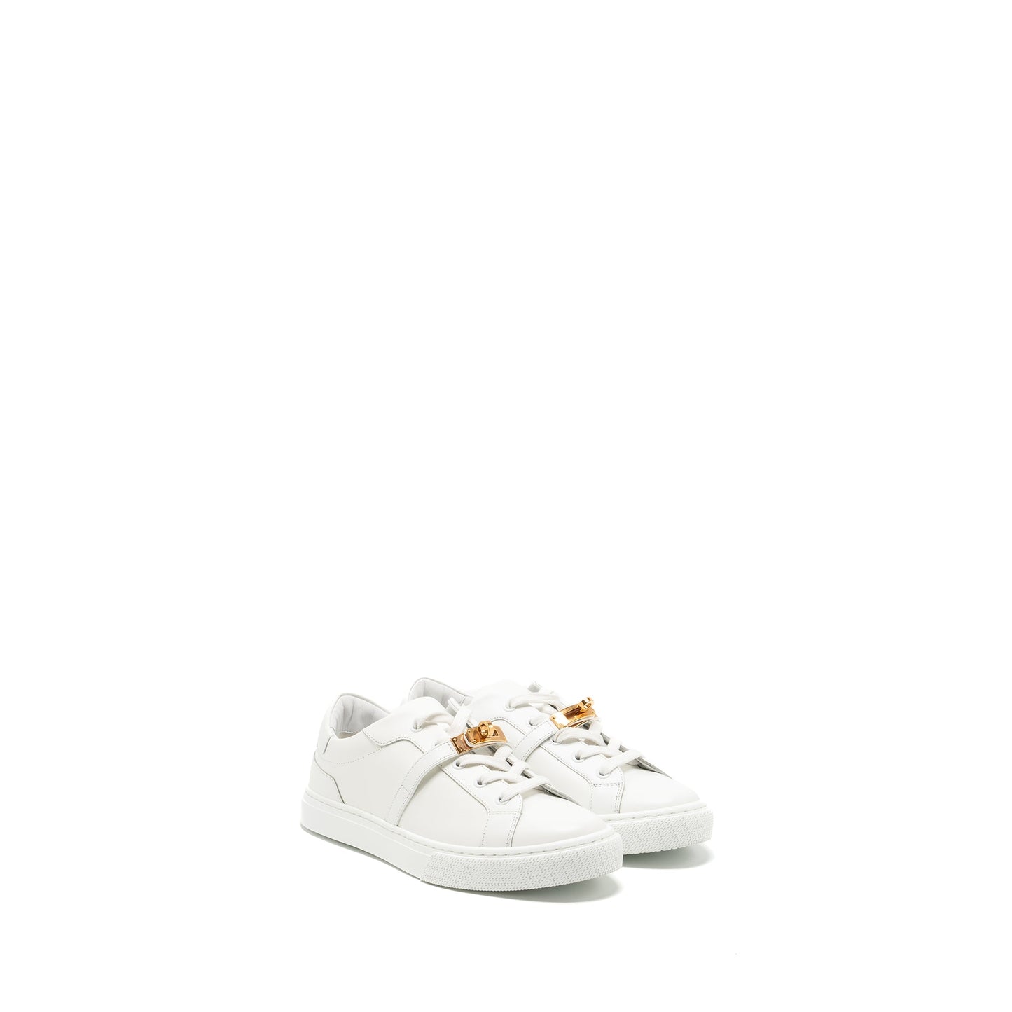 Hermes size 39 day sneaker white RGHW