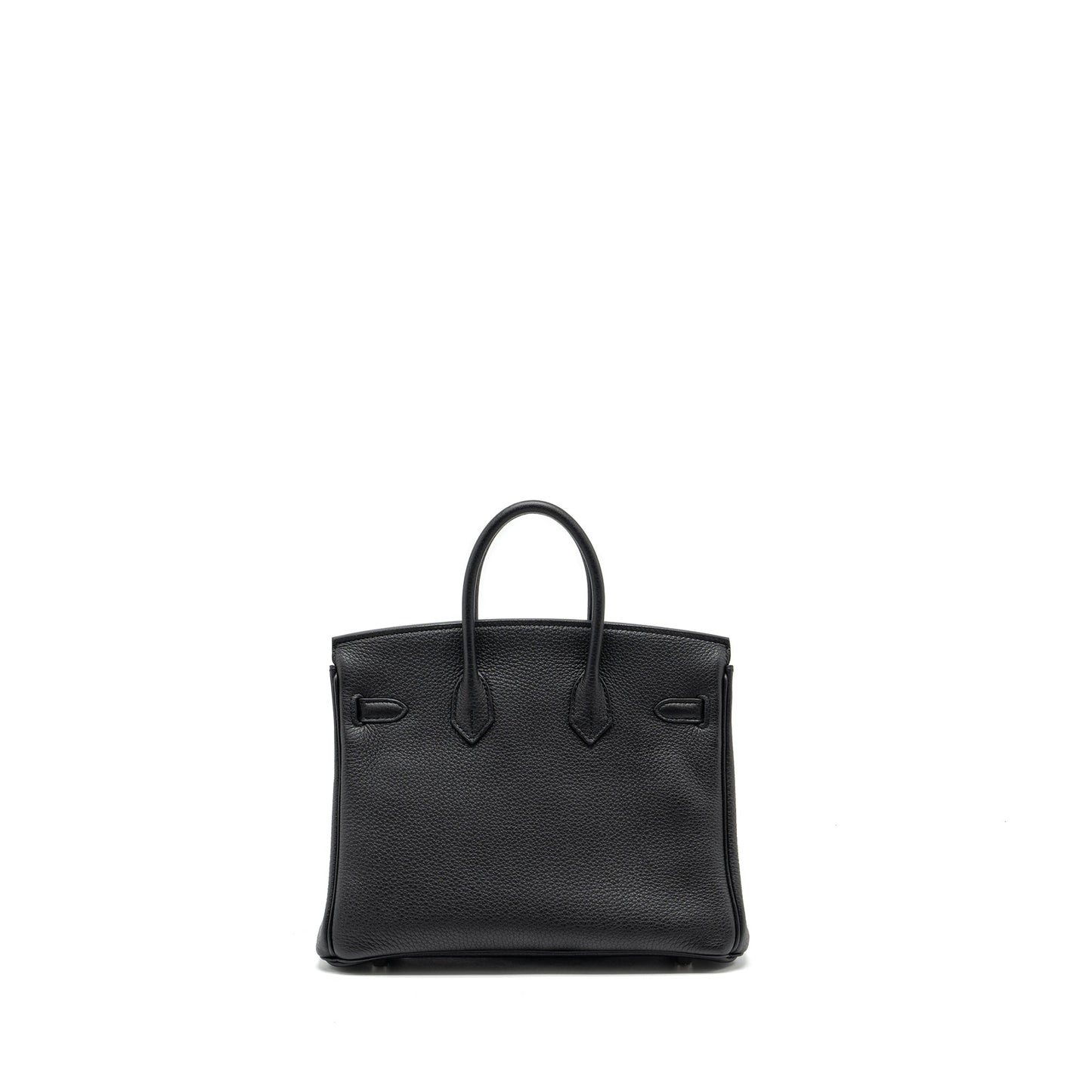 Hermes birkin 25 Togo black SHW stamp C