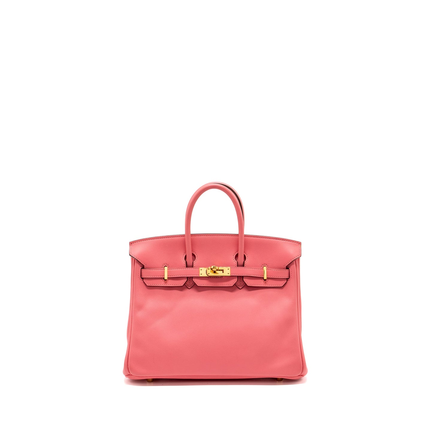 Hermes birkin25 swift rose azalee GHW stamp X