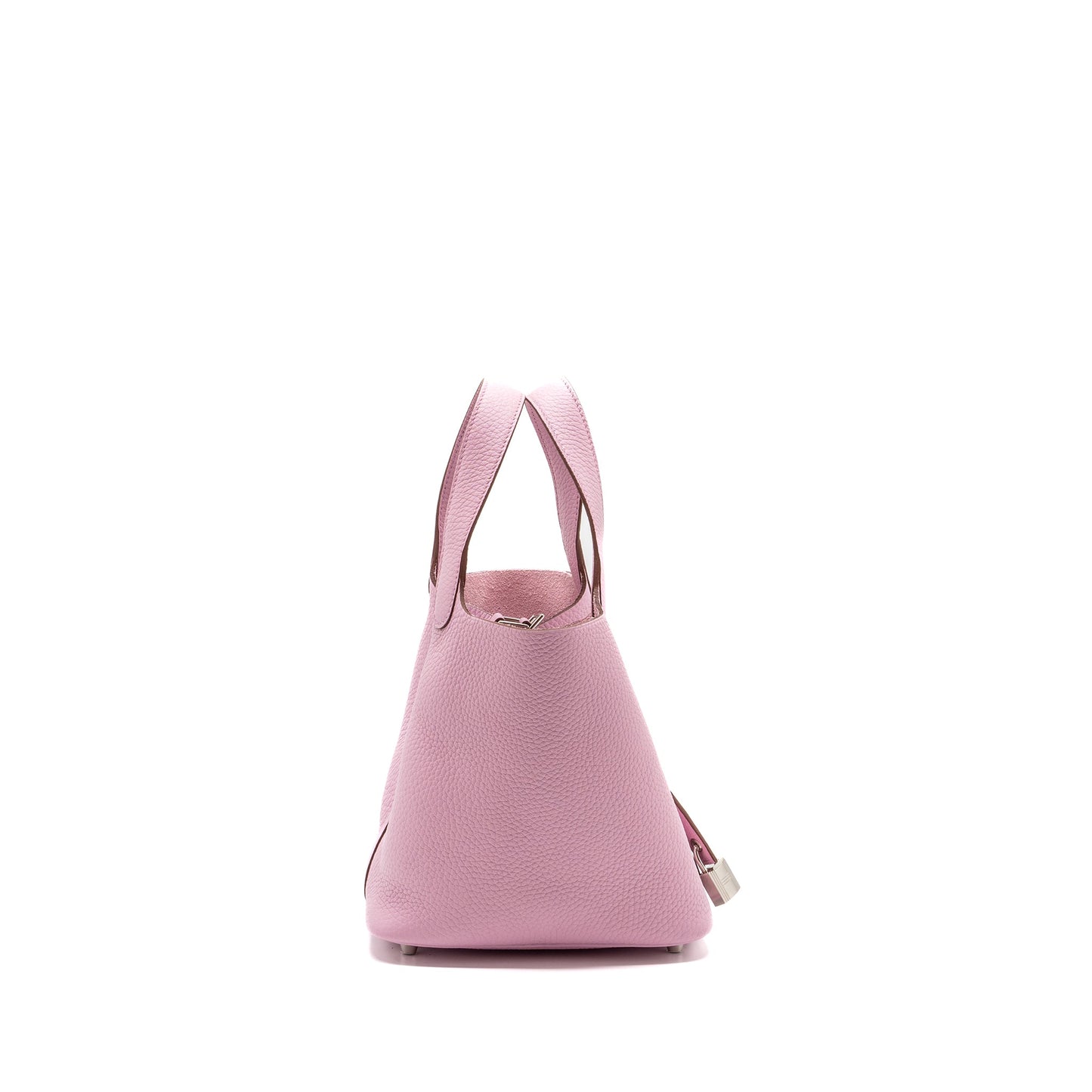Hermes picotin 18 lock bag clemence mauve sylvestre SHW stamp U
