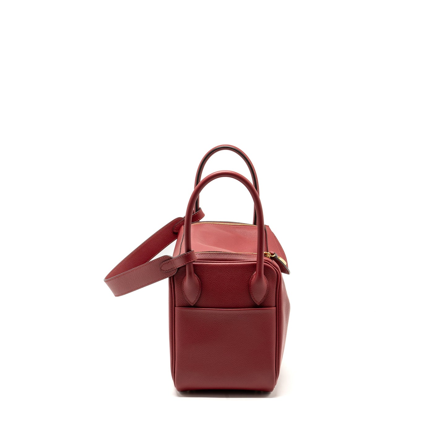 Hermes Lindy 26 Evercolor Rouge Grenat GHW Stamp U