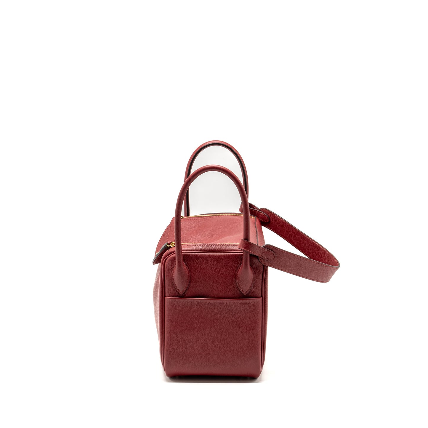 Hermes Lindy 26 Evercolor Rouge Grenat GHW Stamp U