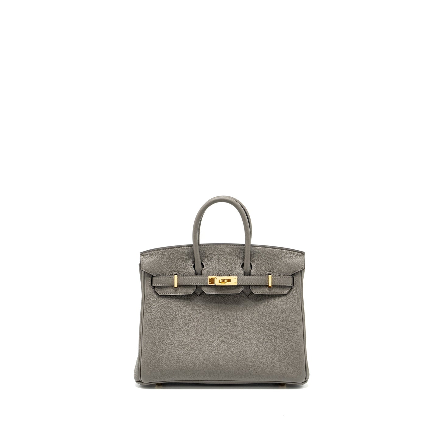 Hermes Birkin 25 togo gris Meyer GHW stamp B