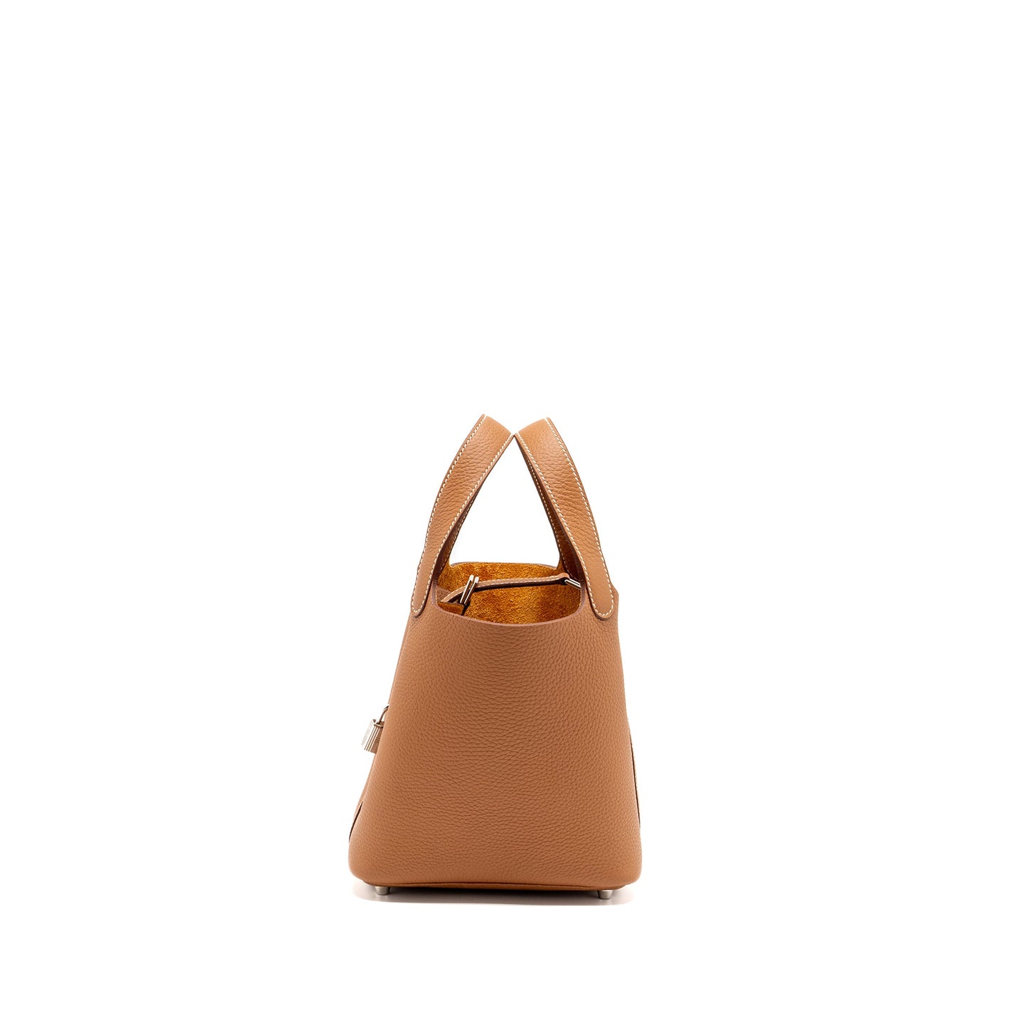 Hermes Picotin 18 Lock Bag Clemence Gold SHW Stamp B