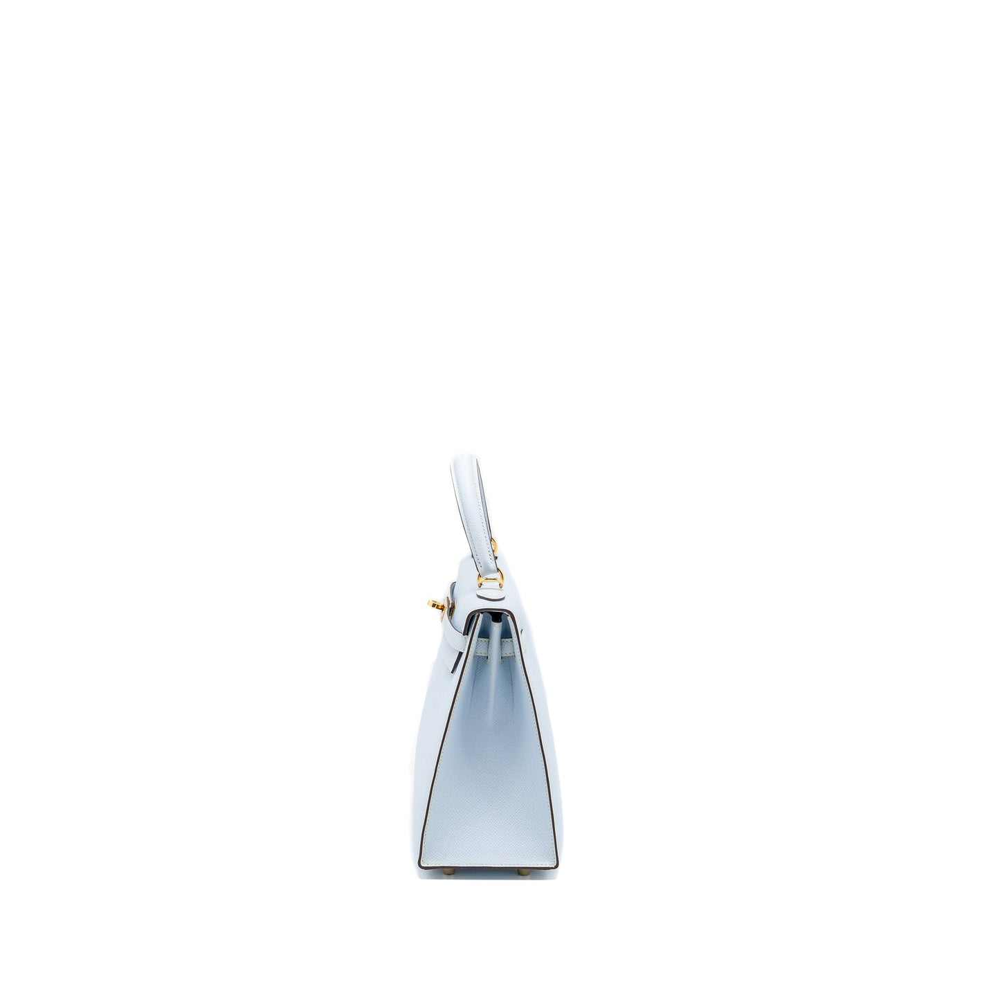 Hermes Kelly 25 Epsom Blue Brume GHW Stamp Y