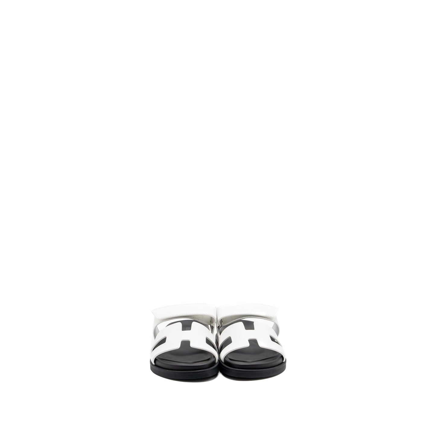 Hermes Size 36 Chypre Sandals Calfskin White