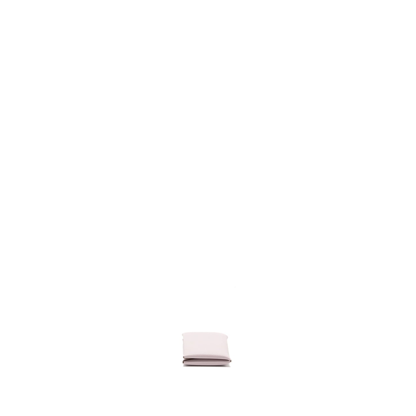 Hermes Calvi Card Holder evercolor mauve pale SHW stamp B