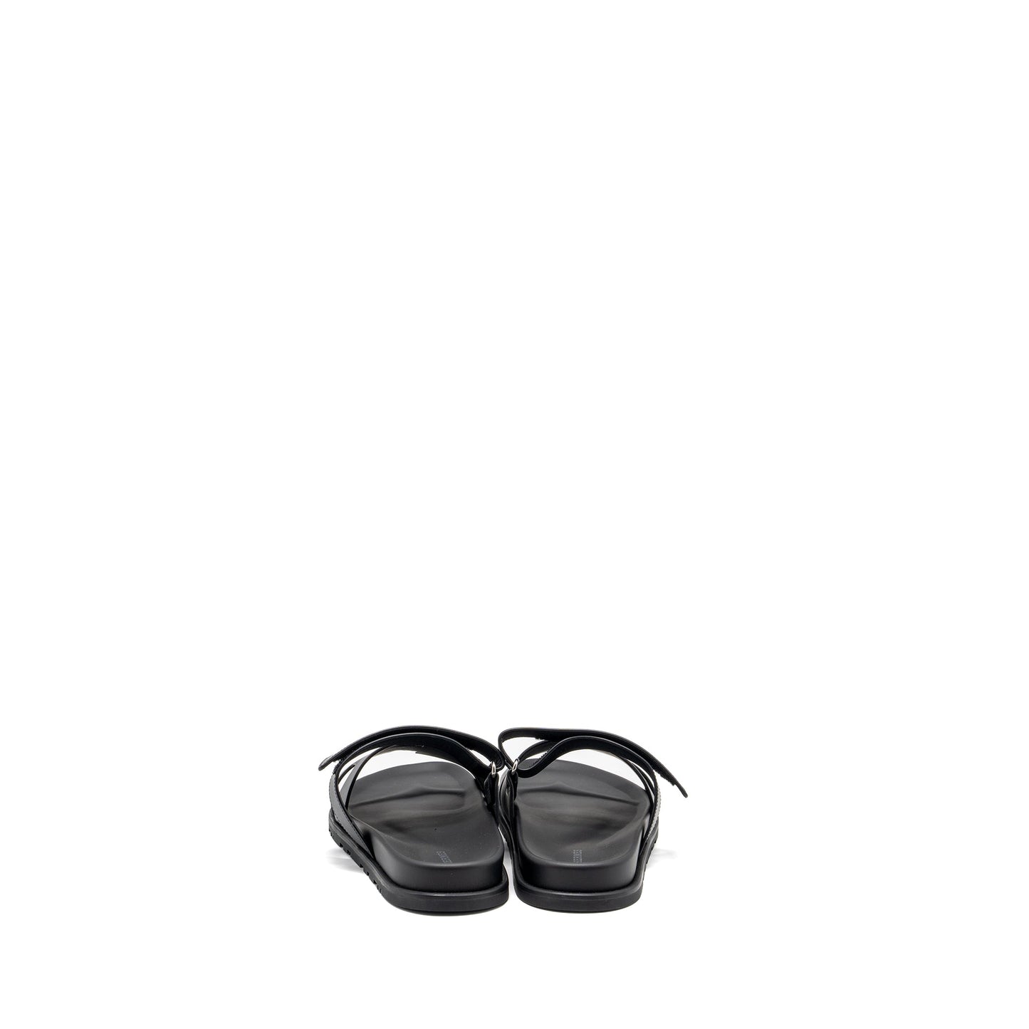 Hermes size 44 Chypre sandals black