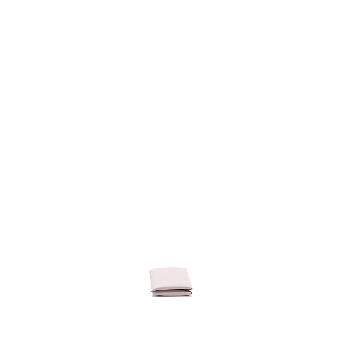 Hermes Calvi Card Holder evercolor mauve pale SHW stamp B
