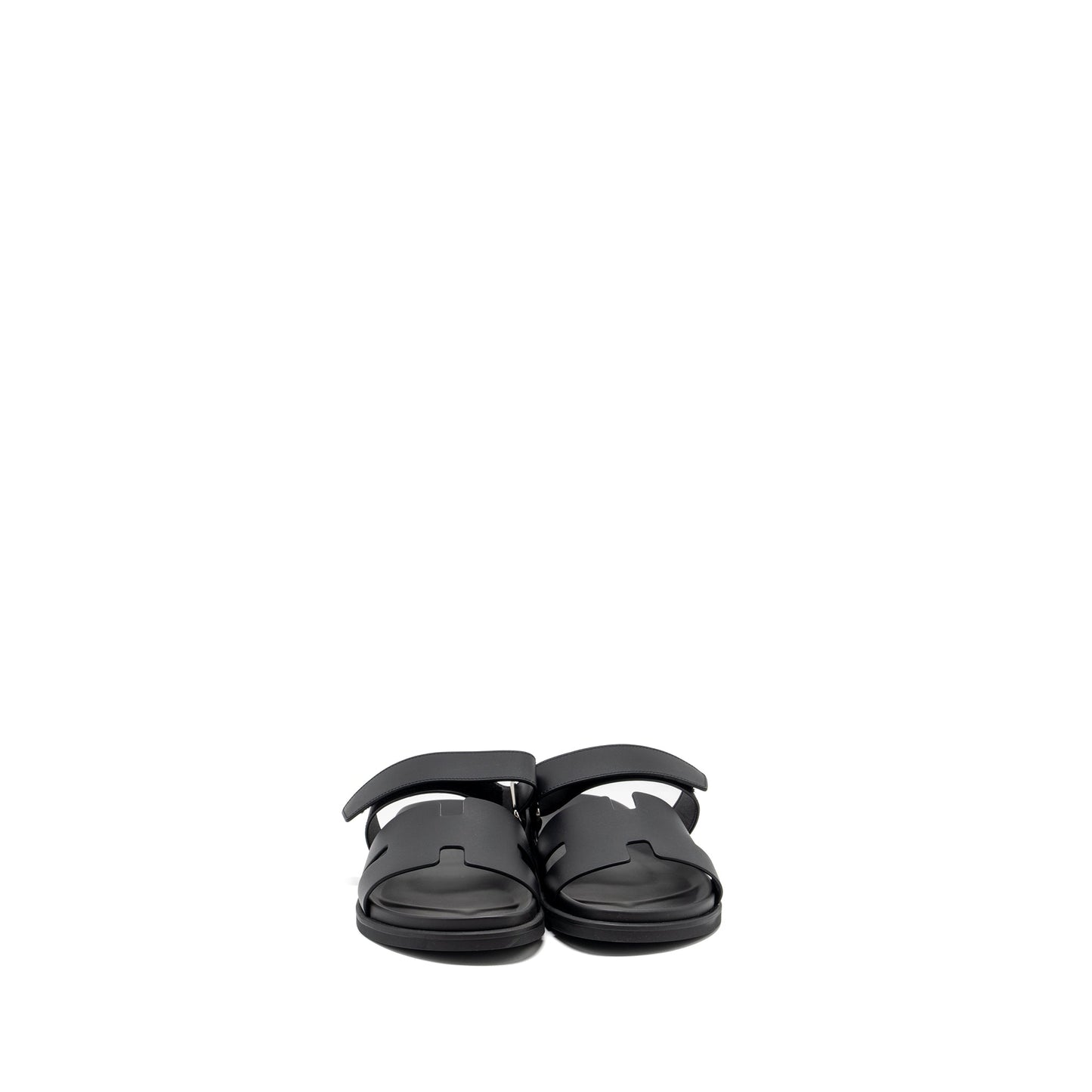 Hermes size 44 Chypre sandals black