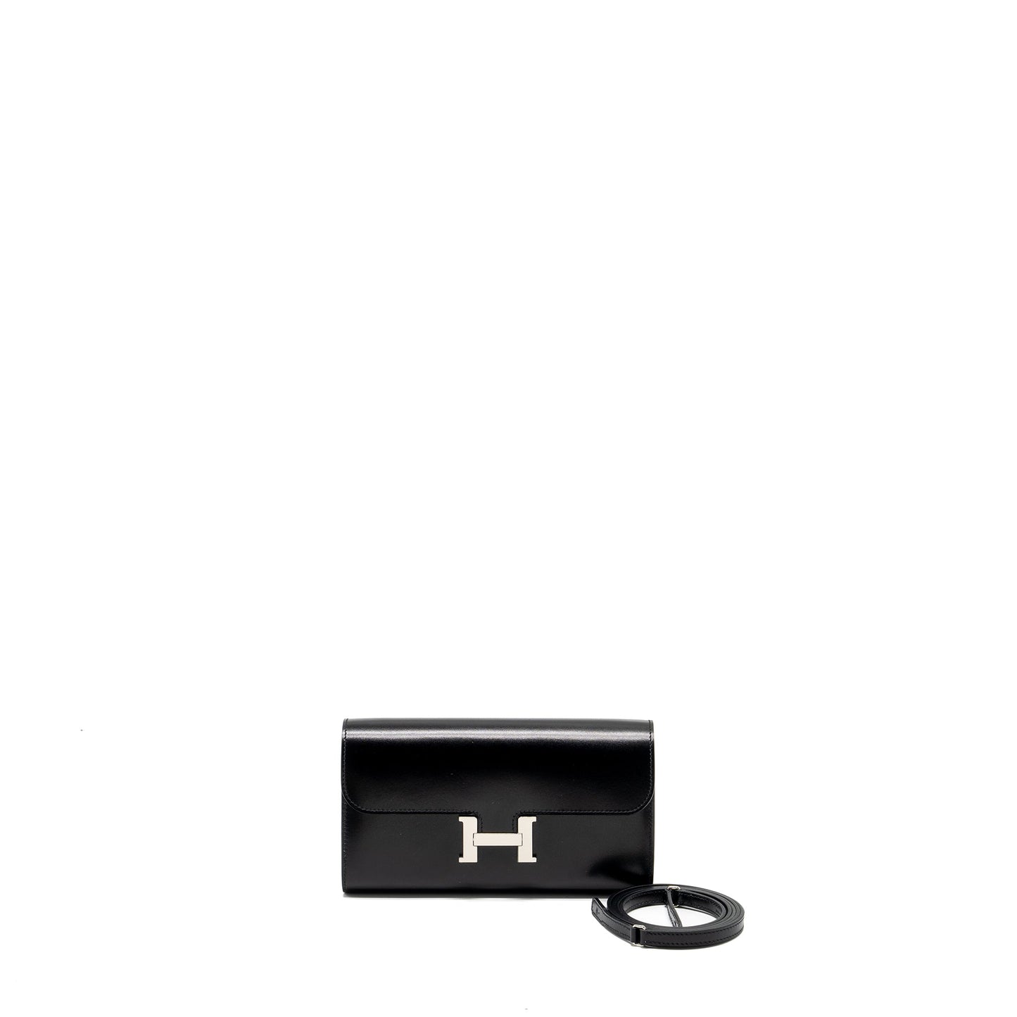 Hermes Constance to go Box Calfskin Black SHW Stamp B