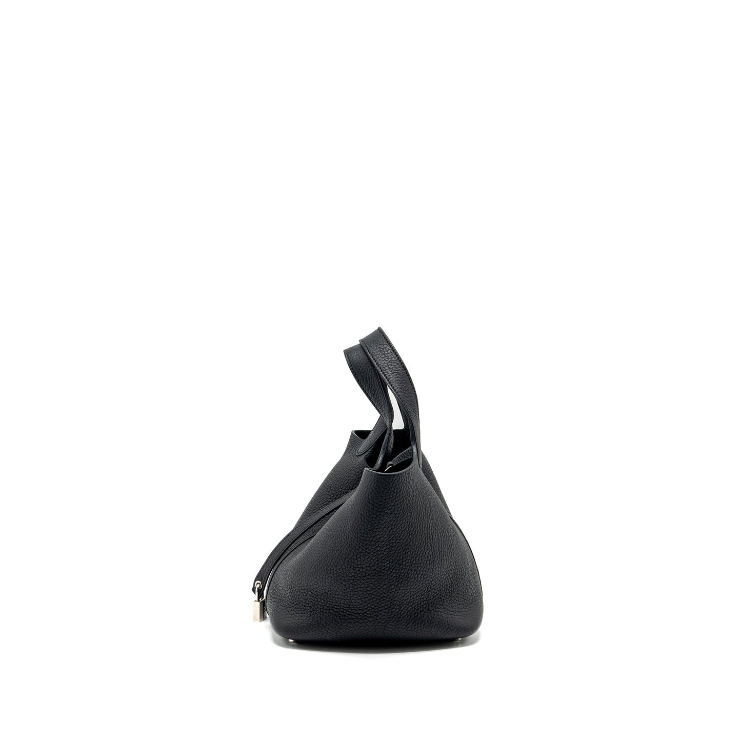 Hermes Picotin 18 Lock bag Clemence black SHW stamp square O