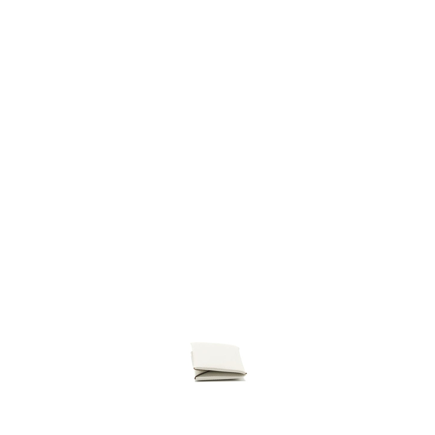 Hermes Calvi Card Holder Chèvre Mysore Mushroom SHW Stamp B