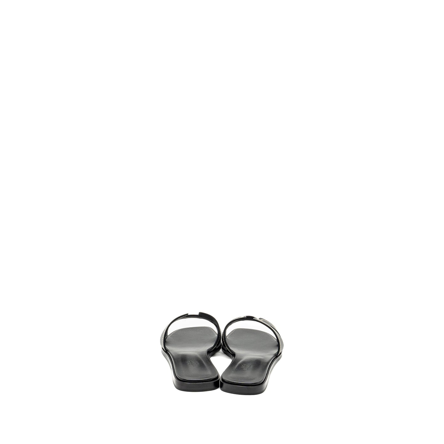 Hermes Size 38.5 oran sandals black limited condition