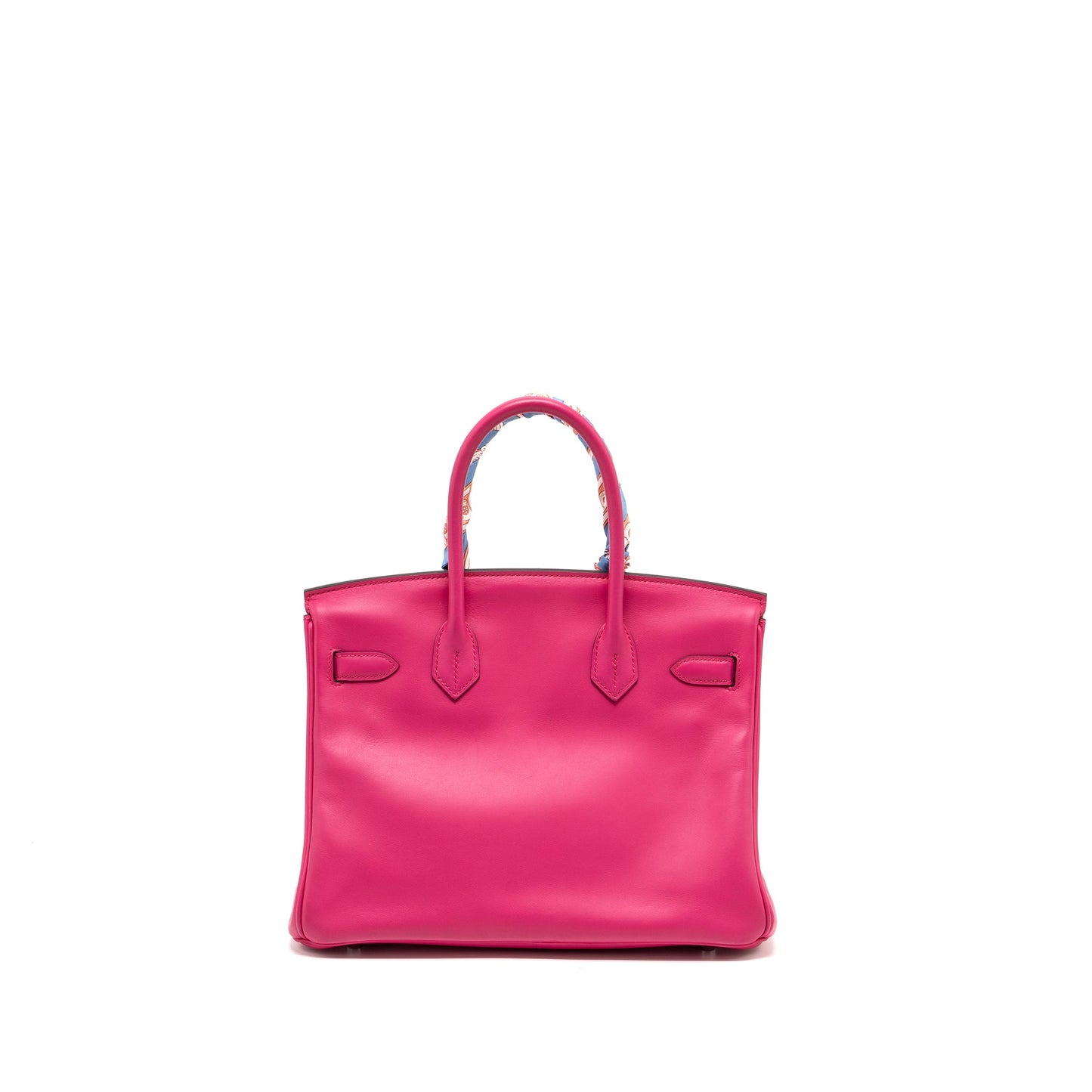 Hermes Birkin 30 Jonathan 5R Rose Shocking SHW Stamp Z