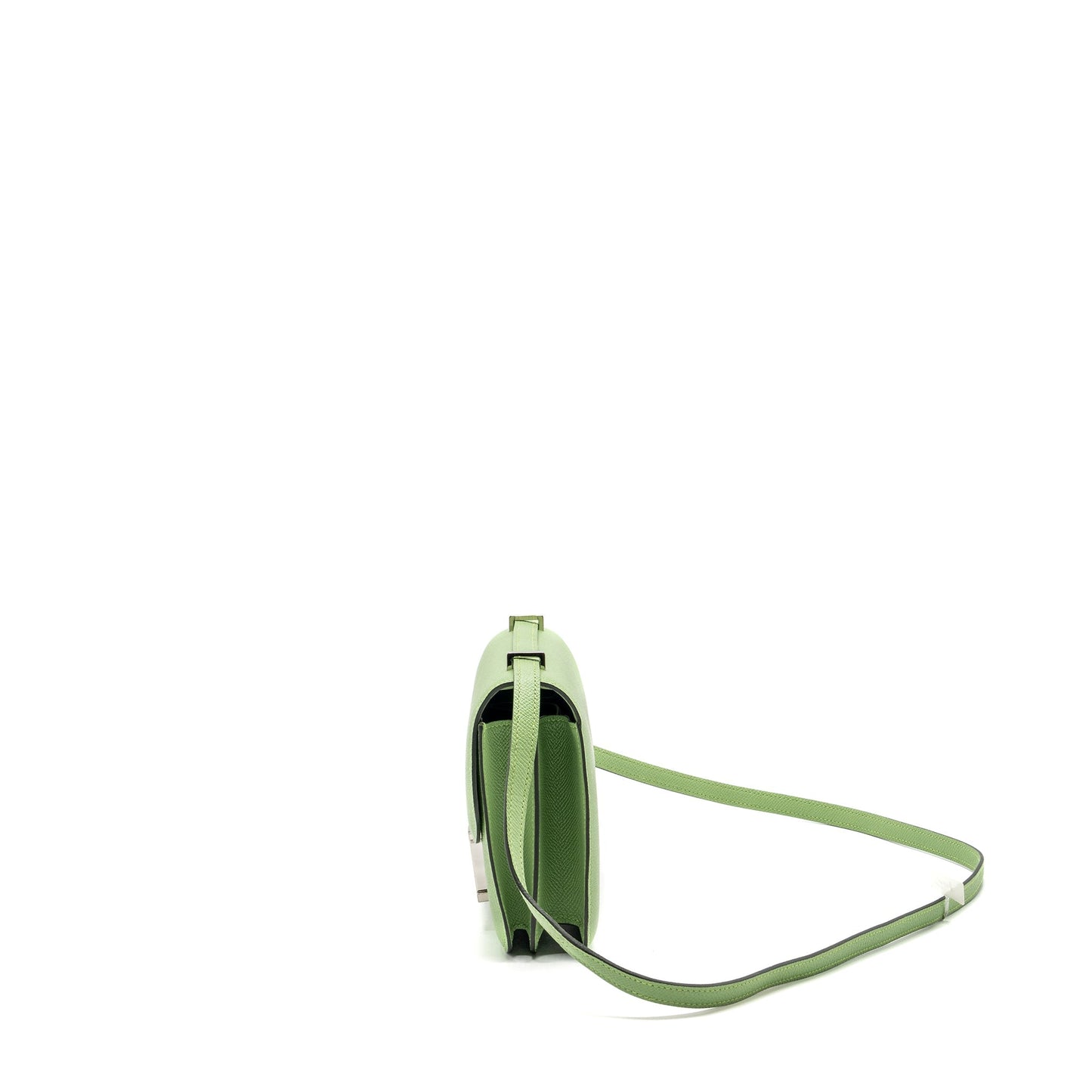 Hermes mini Constance Epsom Vert Criquet SHW stamp Y