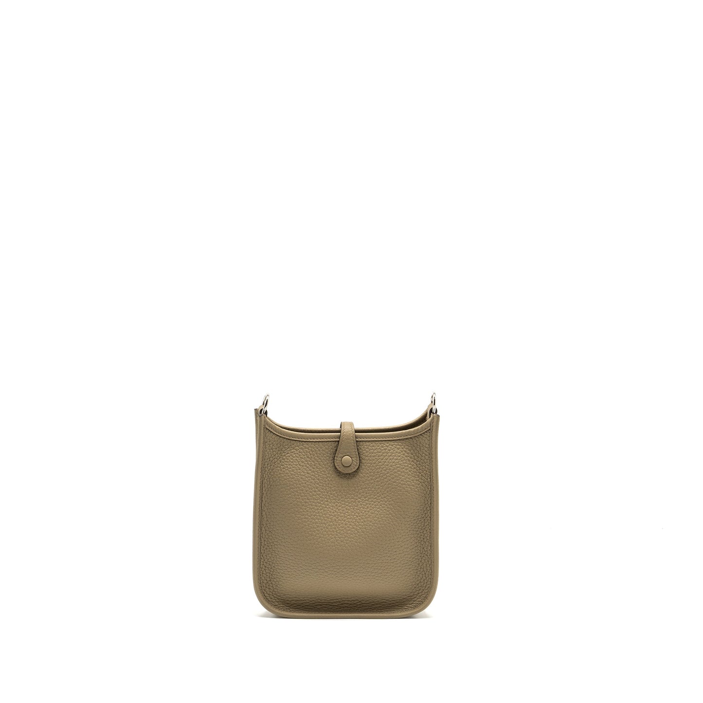 Hermes mini evelyn clemence beige Marfa with multicolour strap SHW stamp b