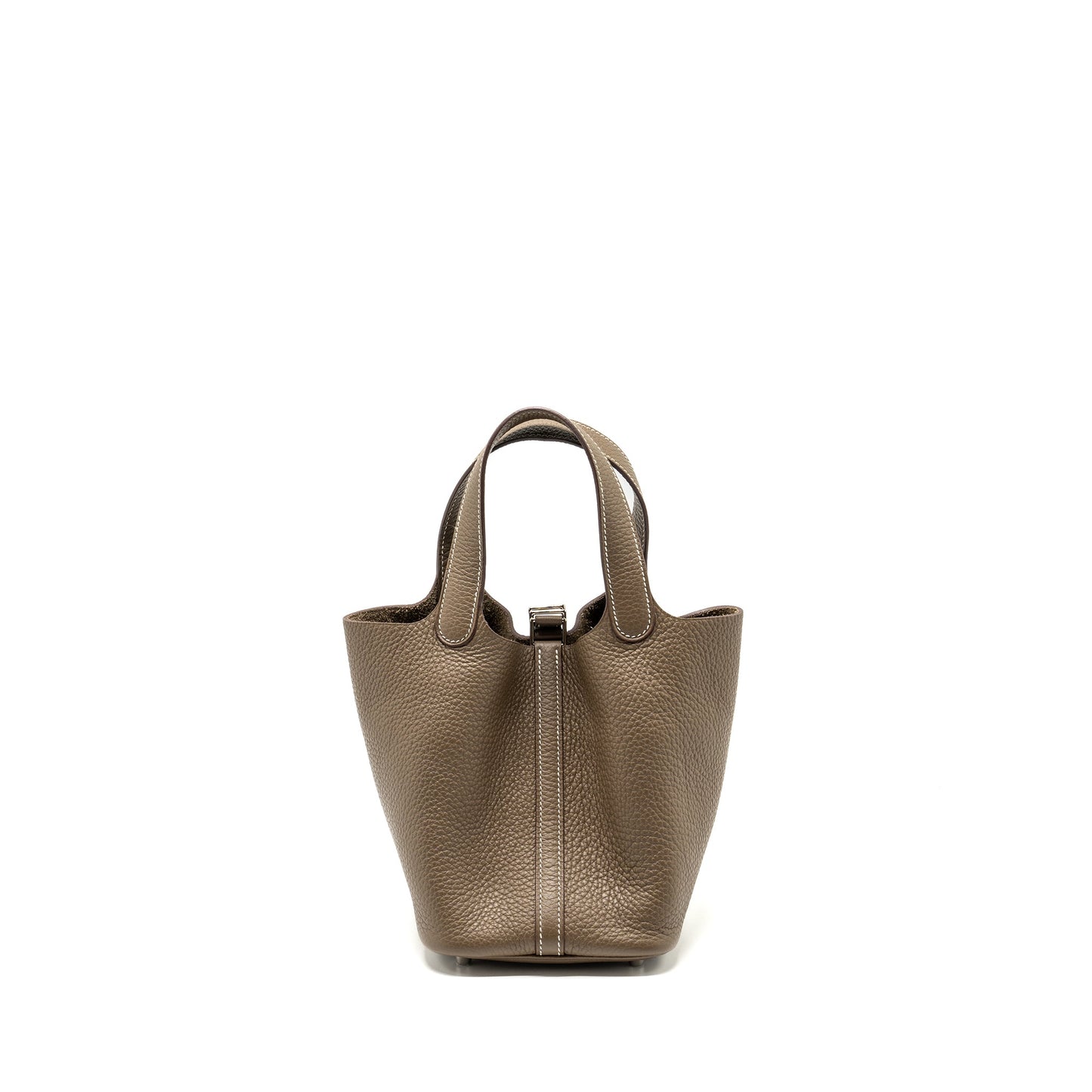 Hermes picotin 18 Clemence Lock bag Etoupe SHW Stamp U