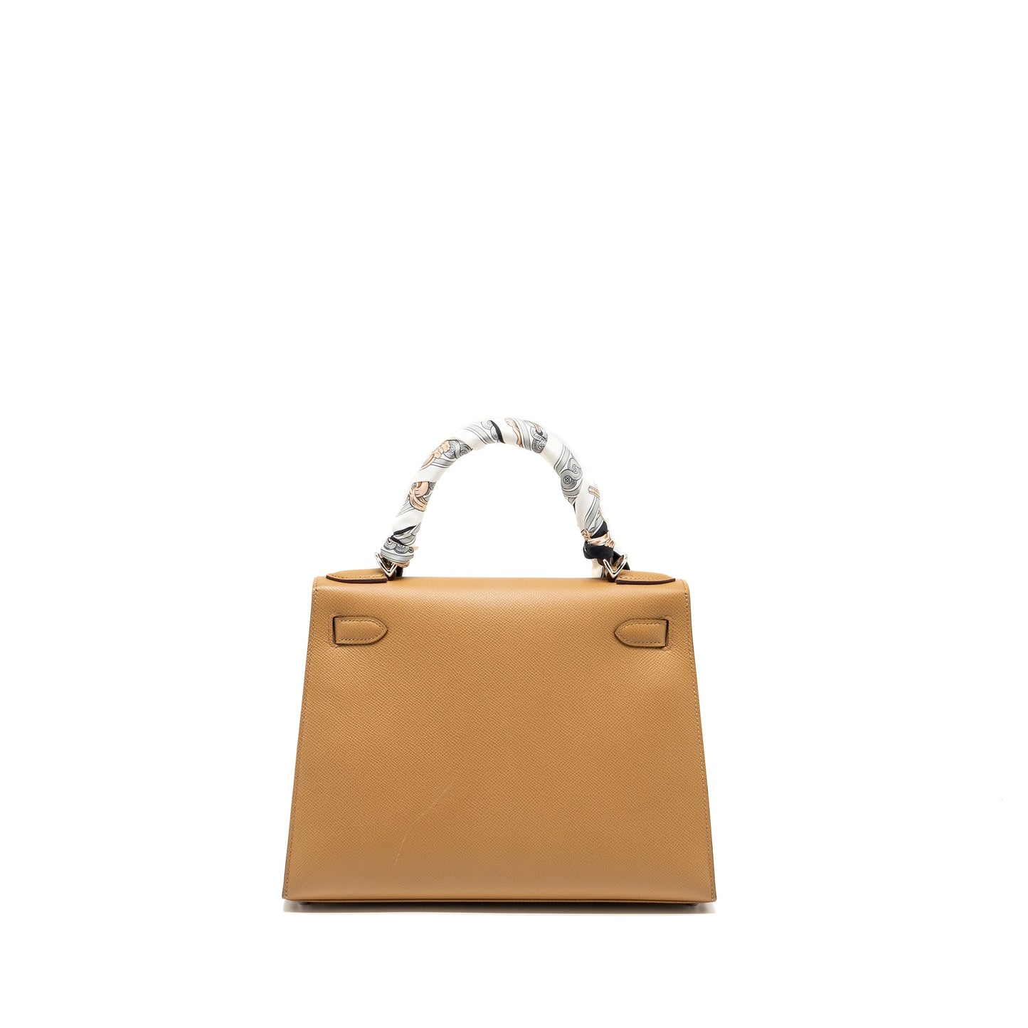Hermes Kelly 28 Epsom 4B Biscuit SHW Stamp U