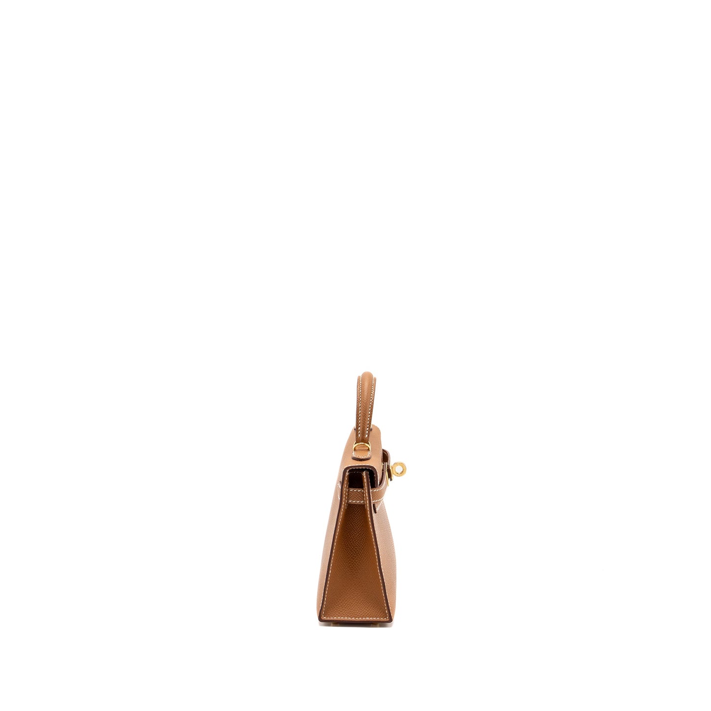 Hermes mini kelly II epsom gold GHW stamp B