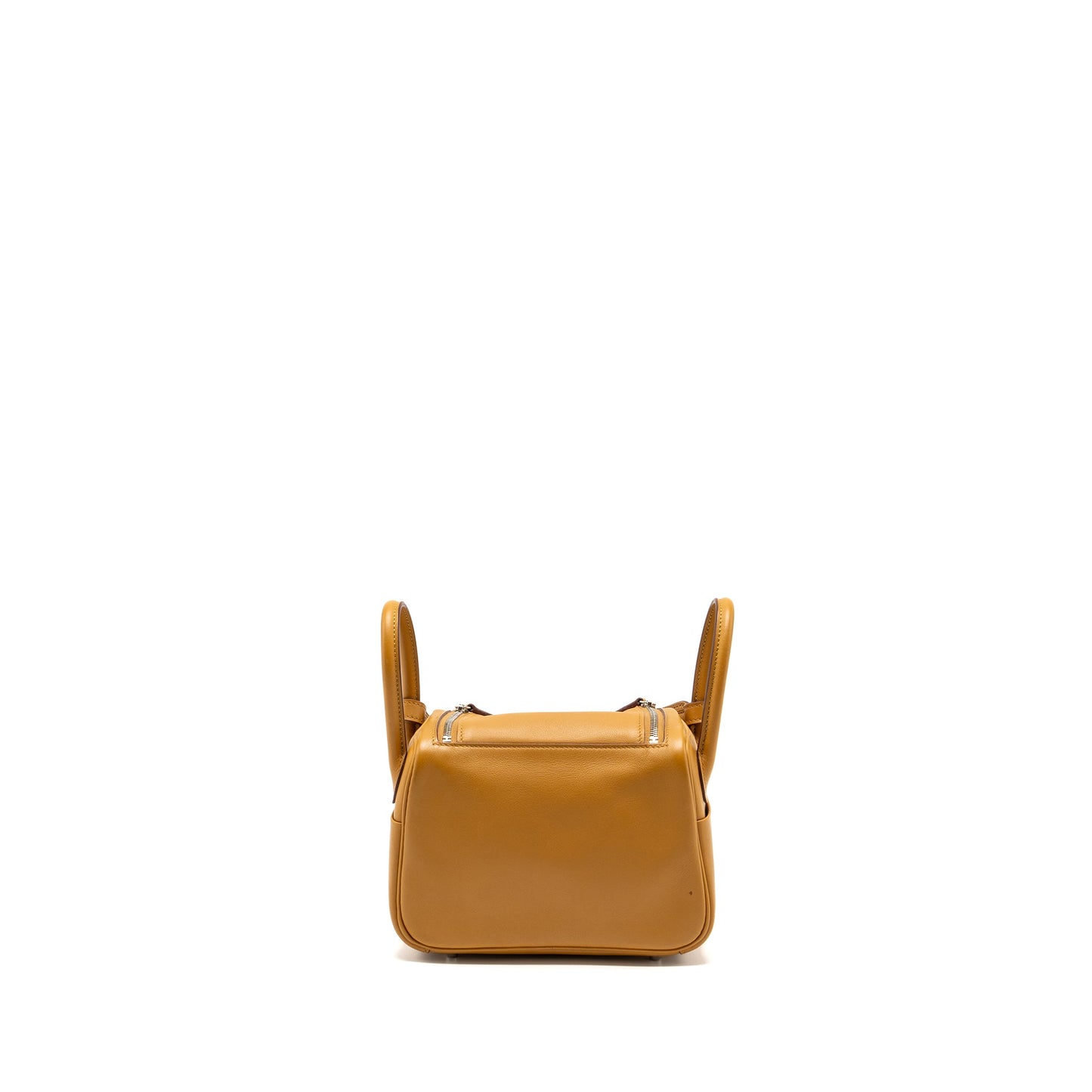 Hermes Mini Lindy swift sesame/ lime SHW stamp Y