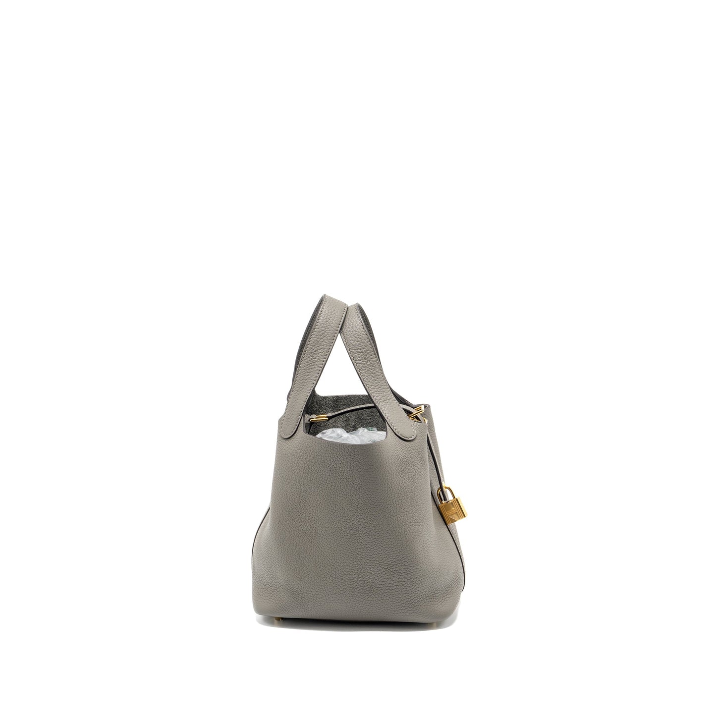 Hermes Picotin 18 Lock Bag Clemence 0L Girs Meyer GHW Stamp U