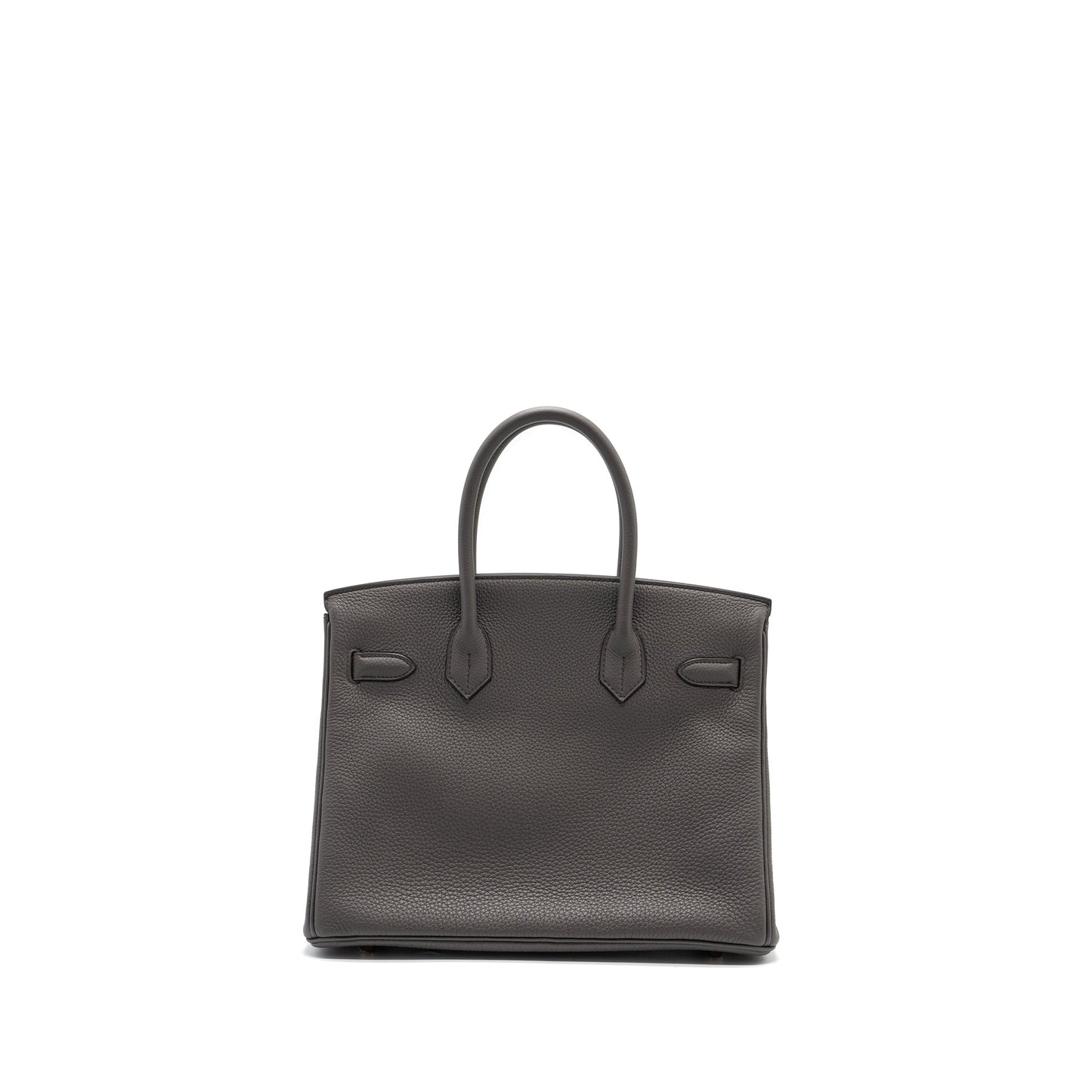 Hermes birkin 30 togo leather gris etain RGHW Stamp D