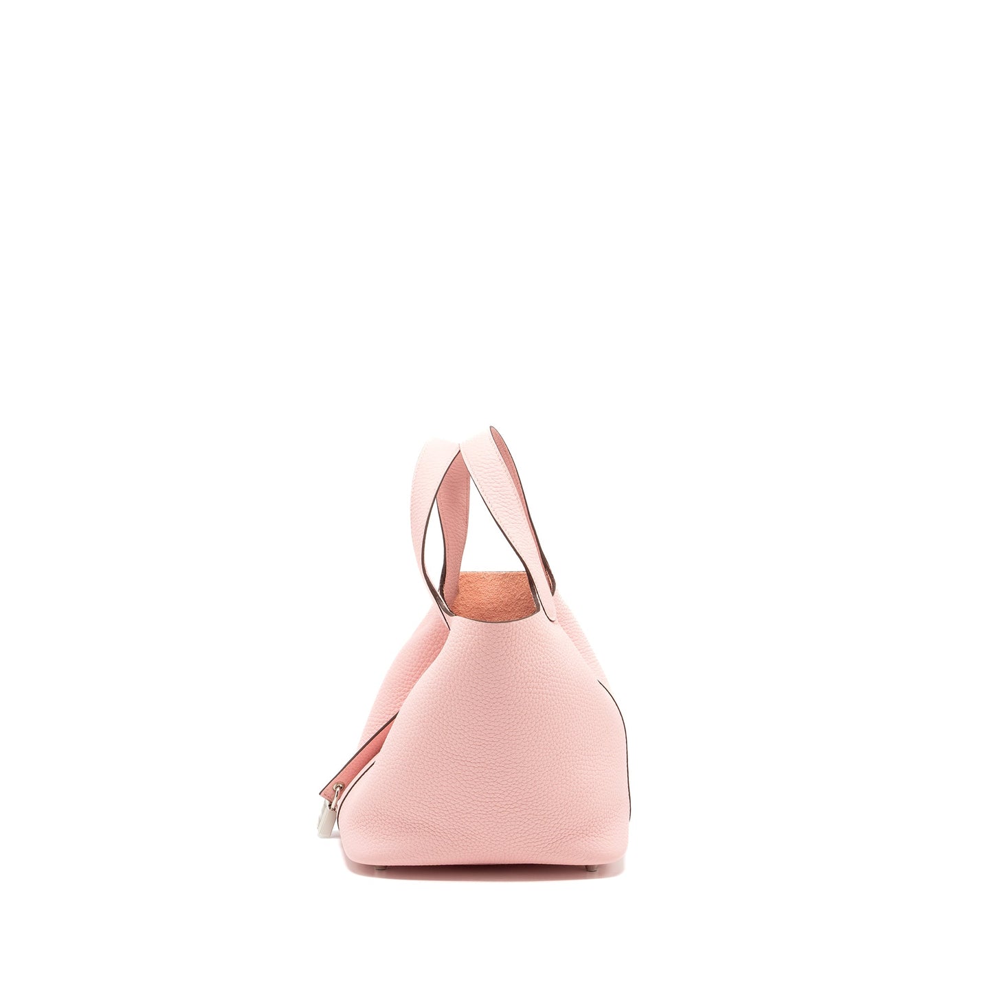 HERMES Picotin 18 Lock Bag Clemence Rose Sakura SHW Stamp U