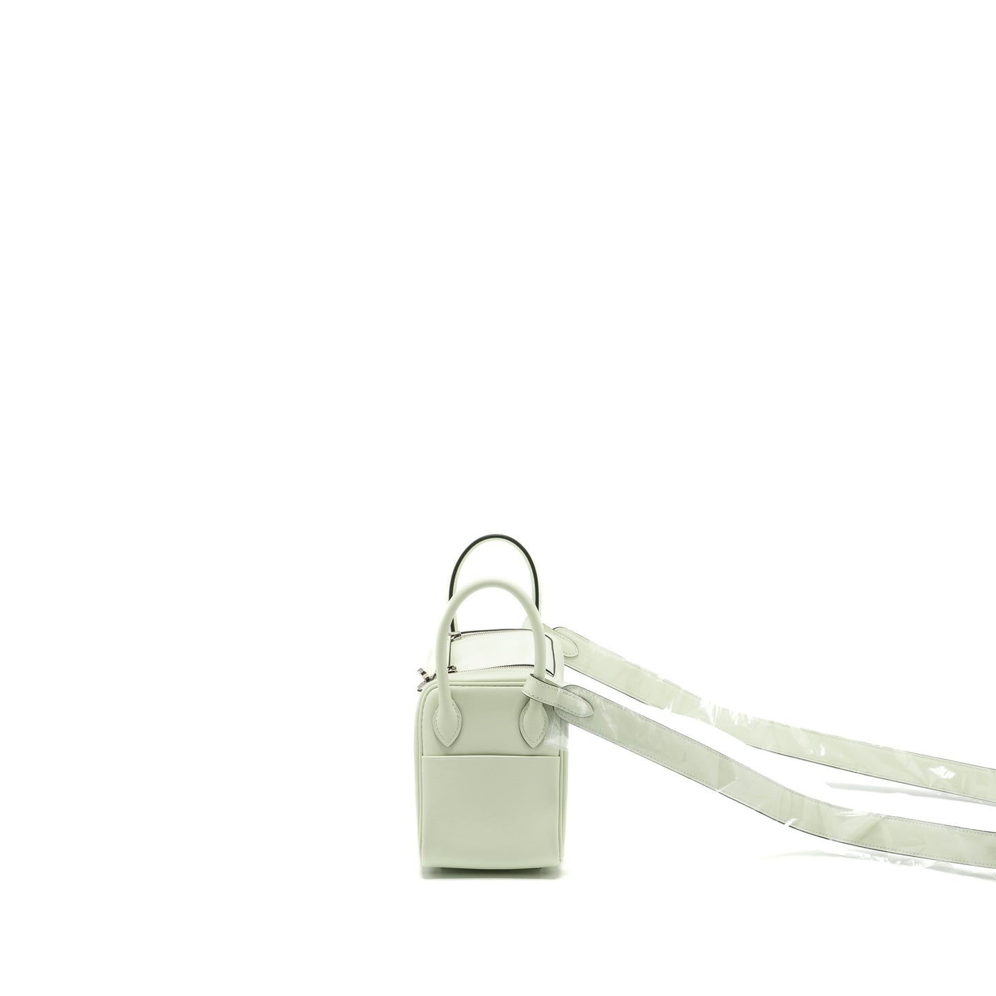 Hermes Mini Lindy Swift Vert Fizz SHW stamp B