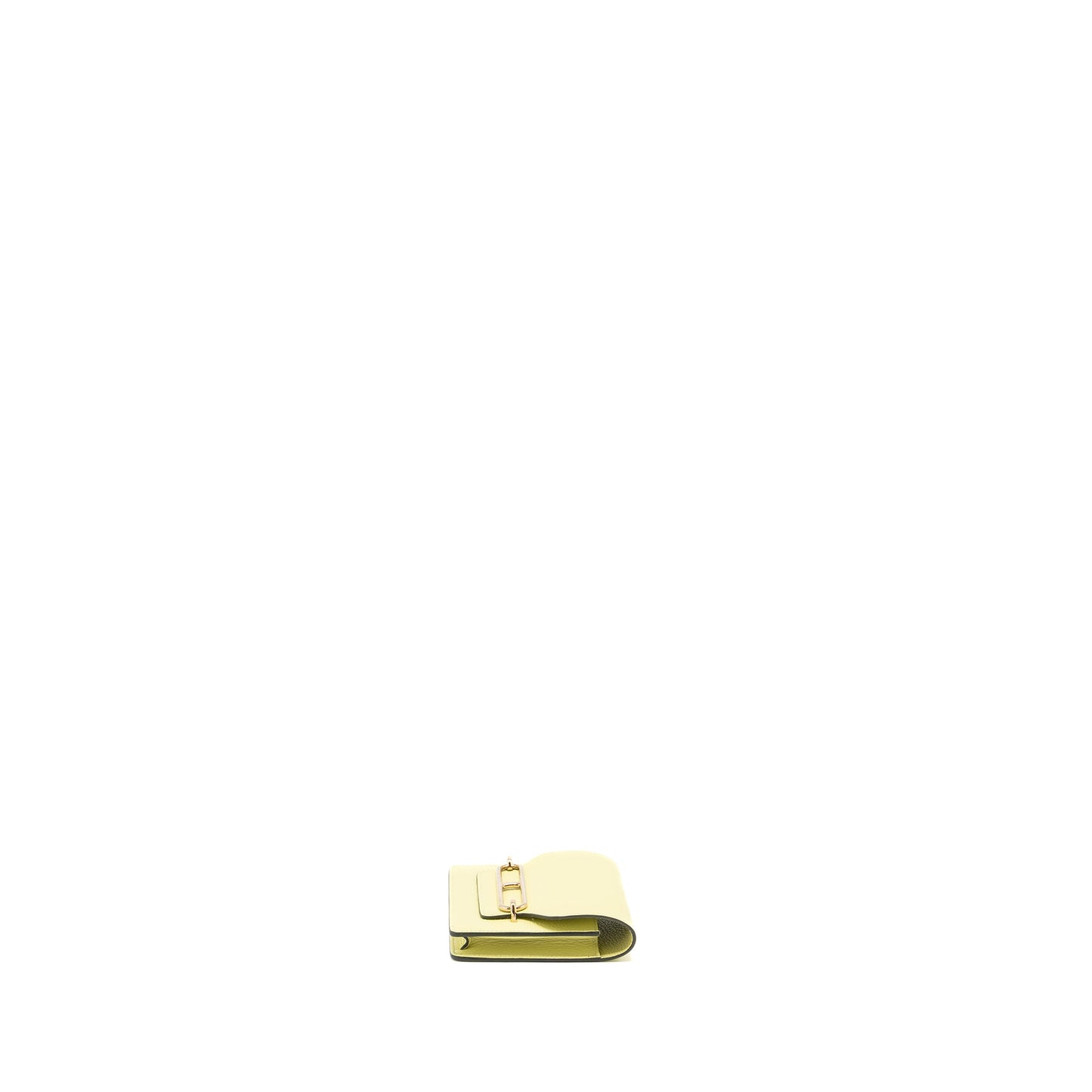 Hermes Roulis Slim Chevre Mysore Jaune Bourgeon LGHW Stamp Z