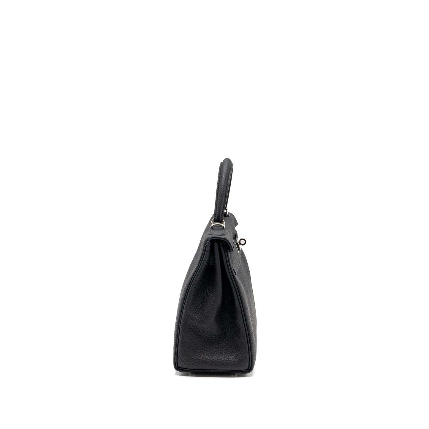 Hermes Kelly 28 Togo black SHW stamp U