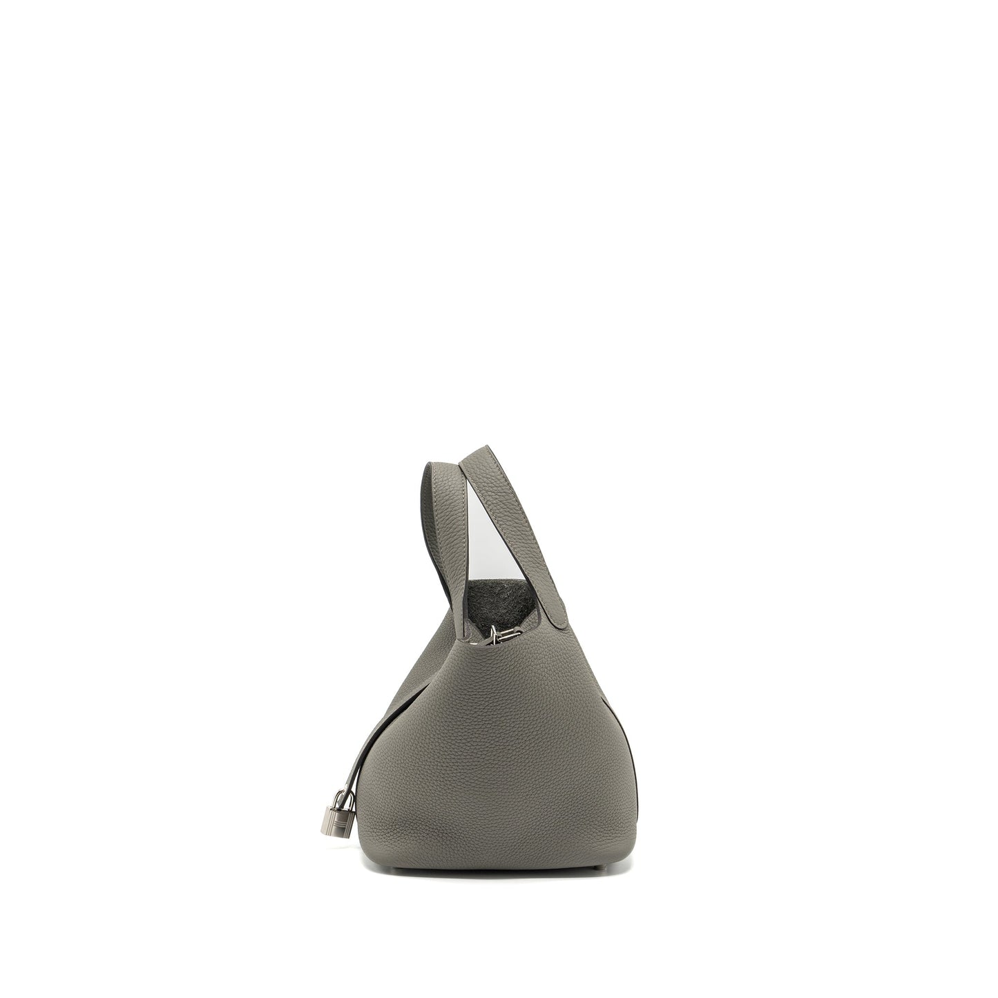 Hermes Picotin 18 Clemence Gris Myer SHW Stamp U