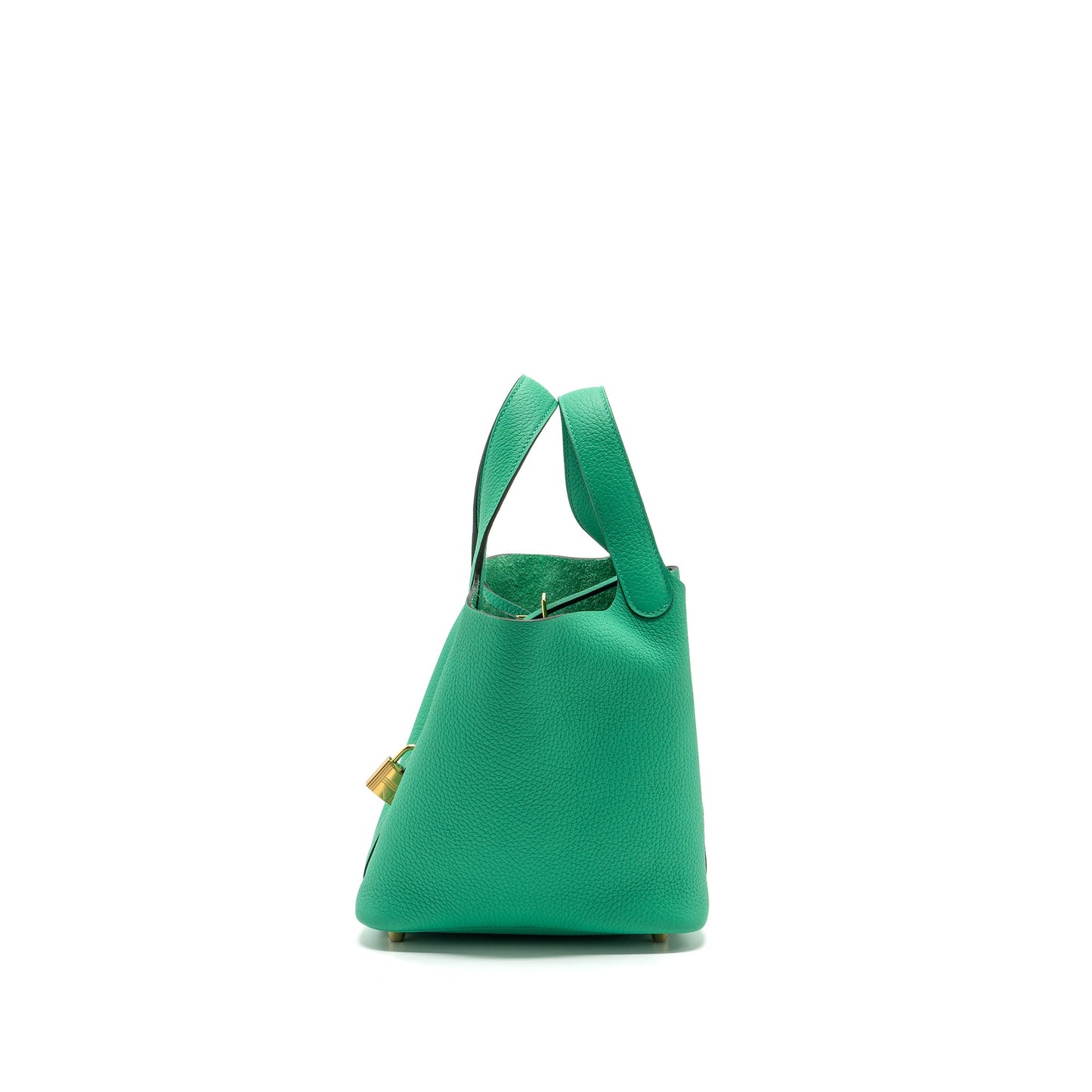 Hermes picotin 18 lock bag clemence menthe GHW stamp Z