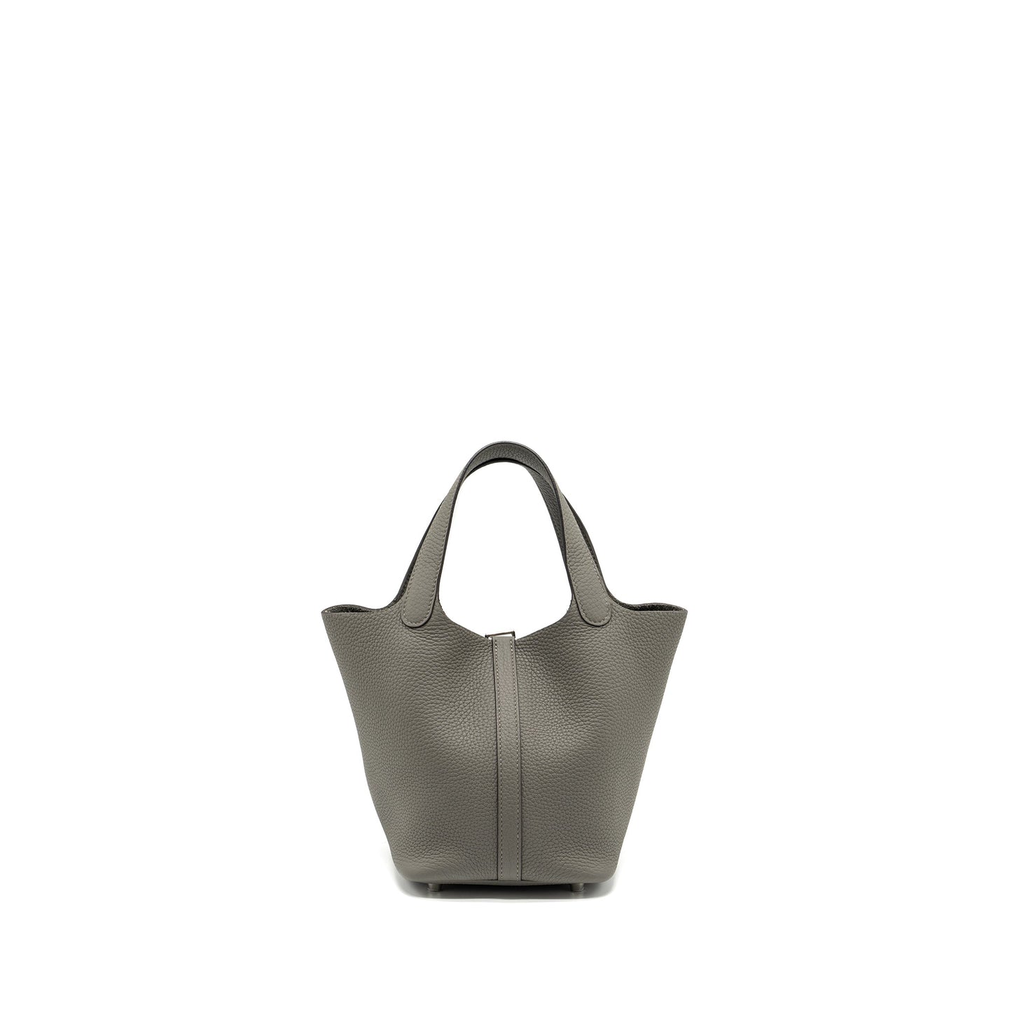 Hermes Picotin 18 Clemence Gris Myer SHW Stamp U