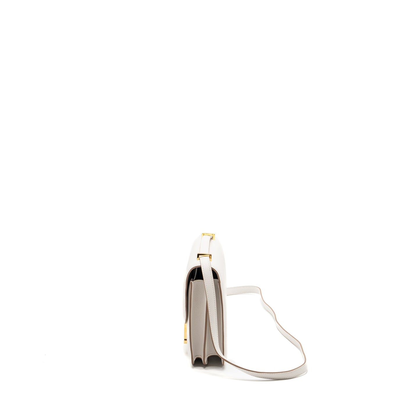 Hermes Mini Constance Epsom Gris Pale GHW Stamp B