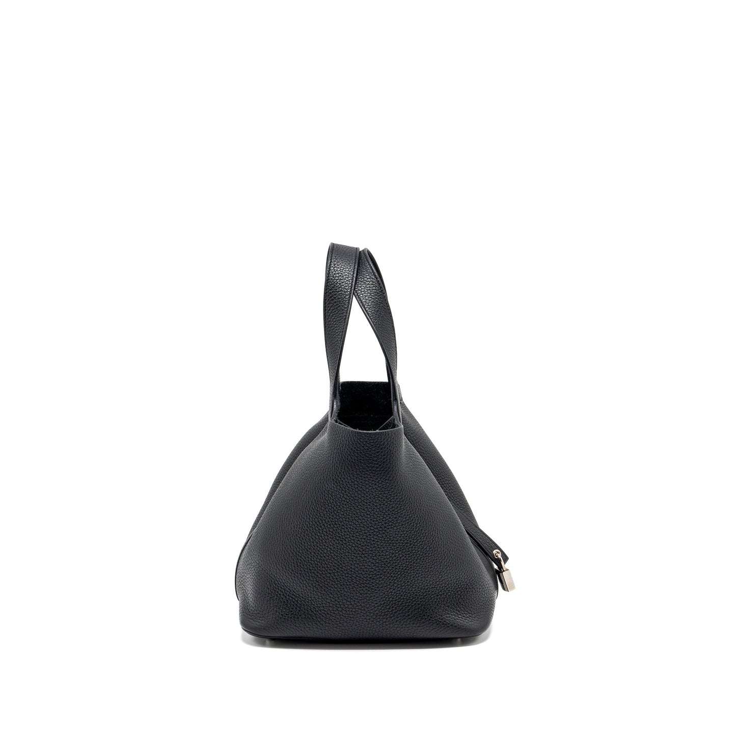 Hermes Picotin 22 Lock Bag Clemence Black SHW Stamp D