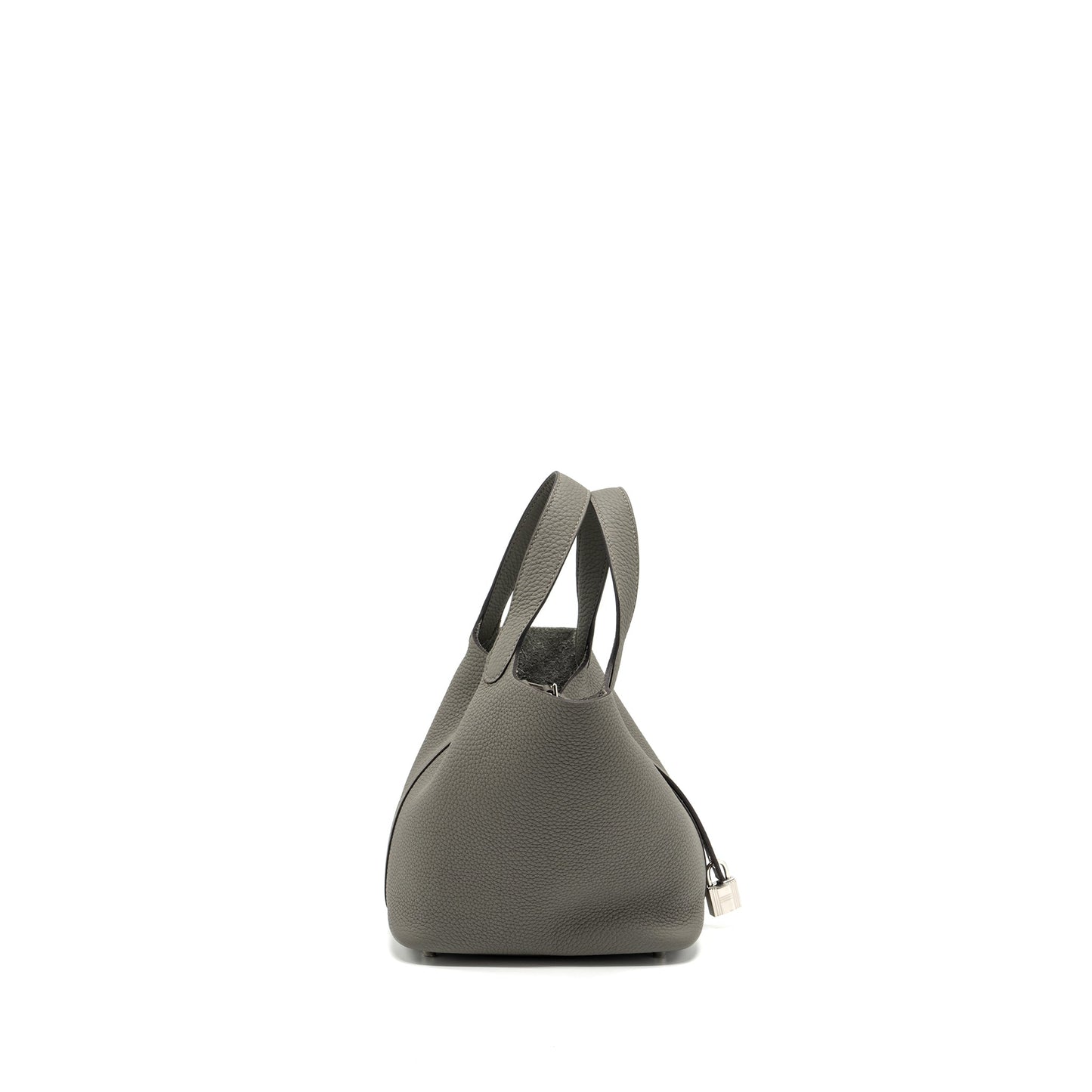 Hermes Picotin 18 Clemence Gris Myer SHW Stamp U