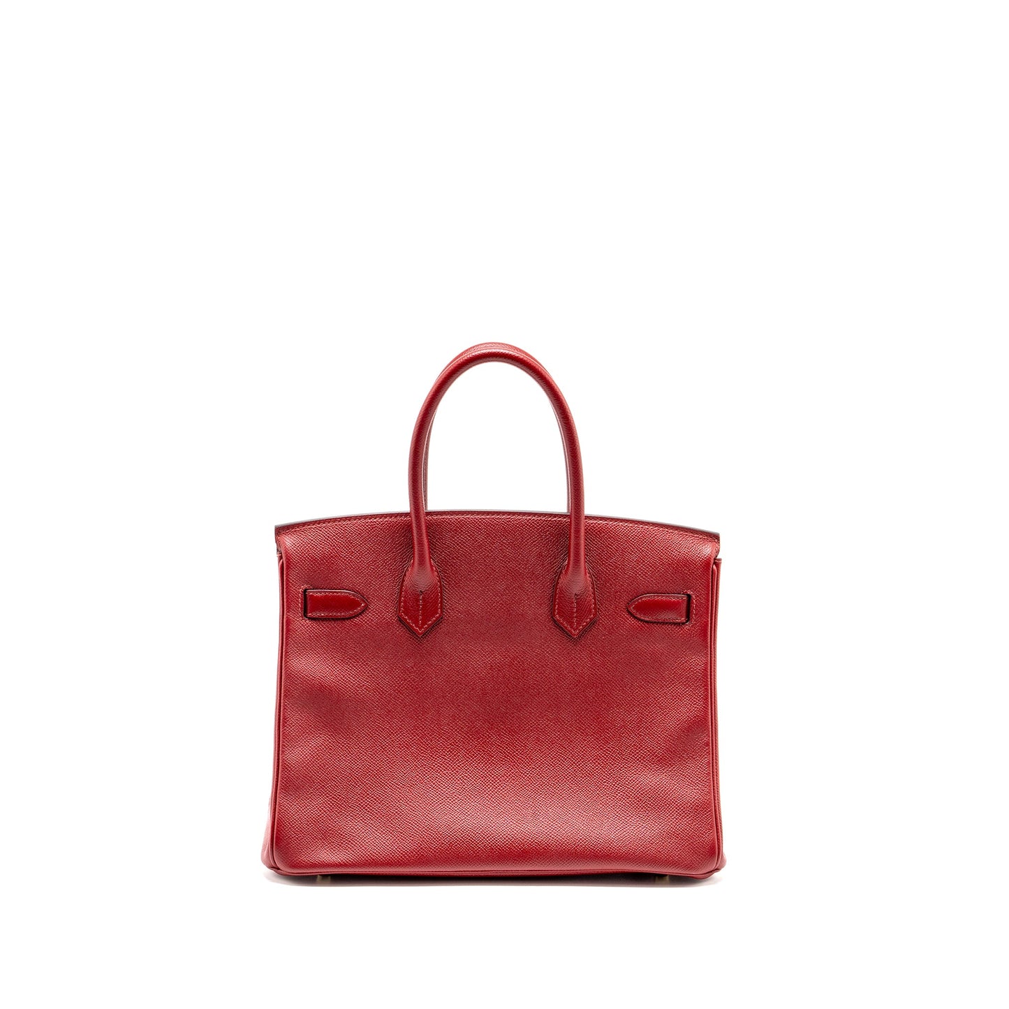 Hermes Birkin 30 Epsom Rouge Grenat GHW Stamp X