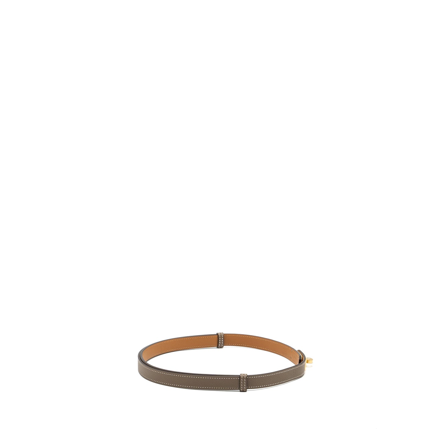 Hermes Classic kelly belt epsom etoupe GHW stamp B