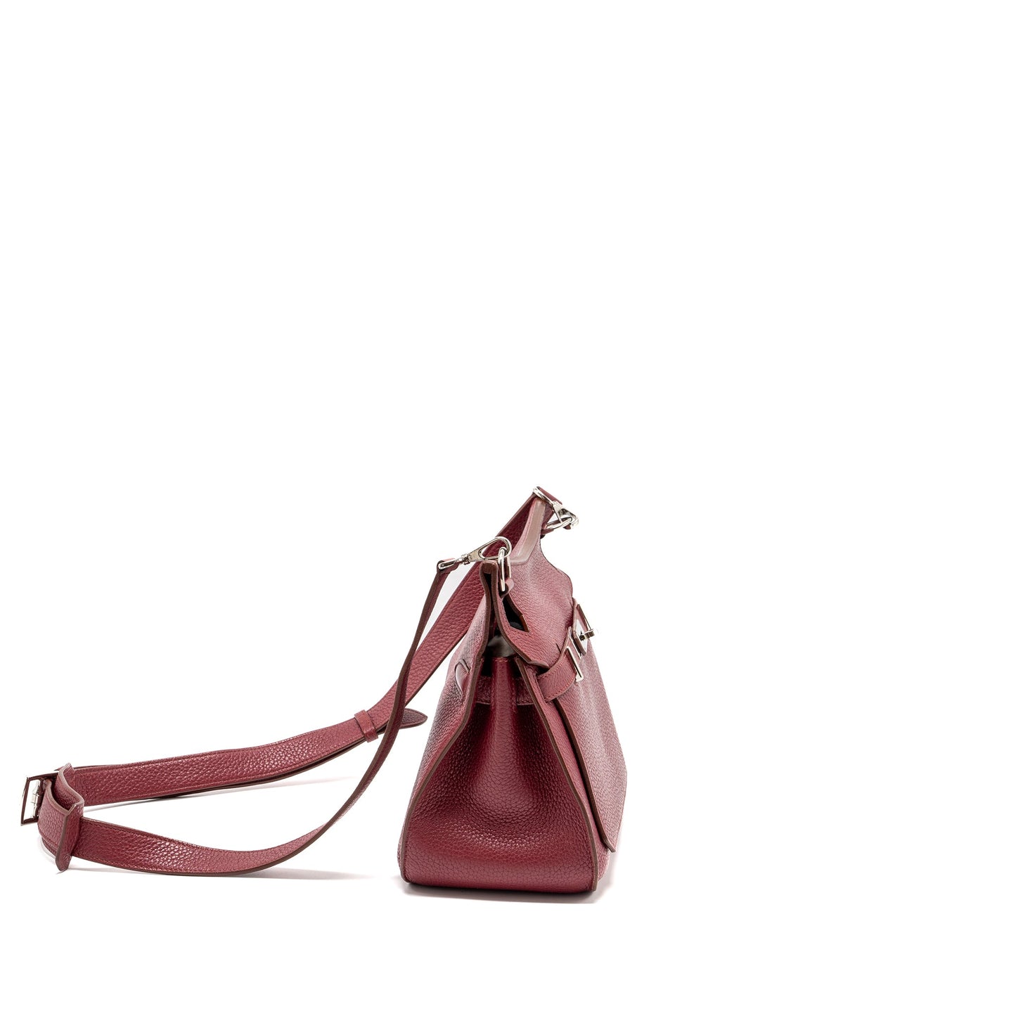 Hermes jypsiere 28 Clemence rouge grenat SHW Stamp square P