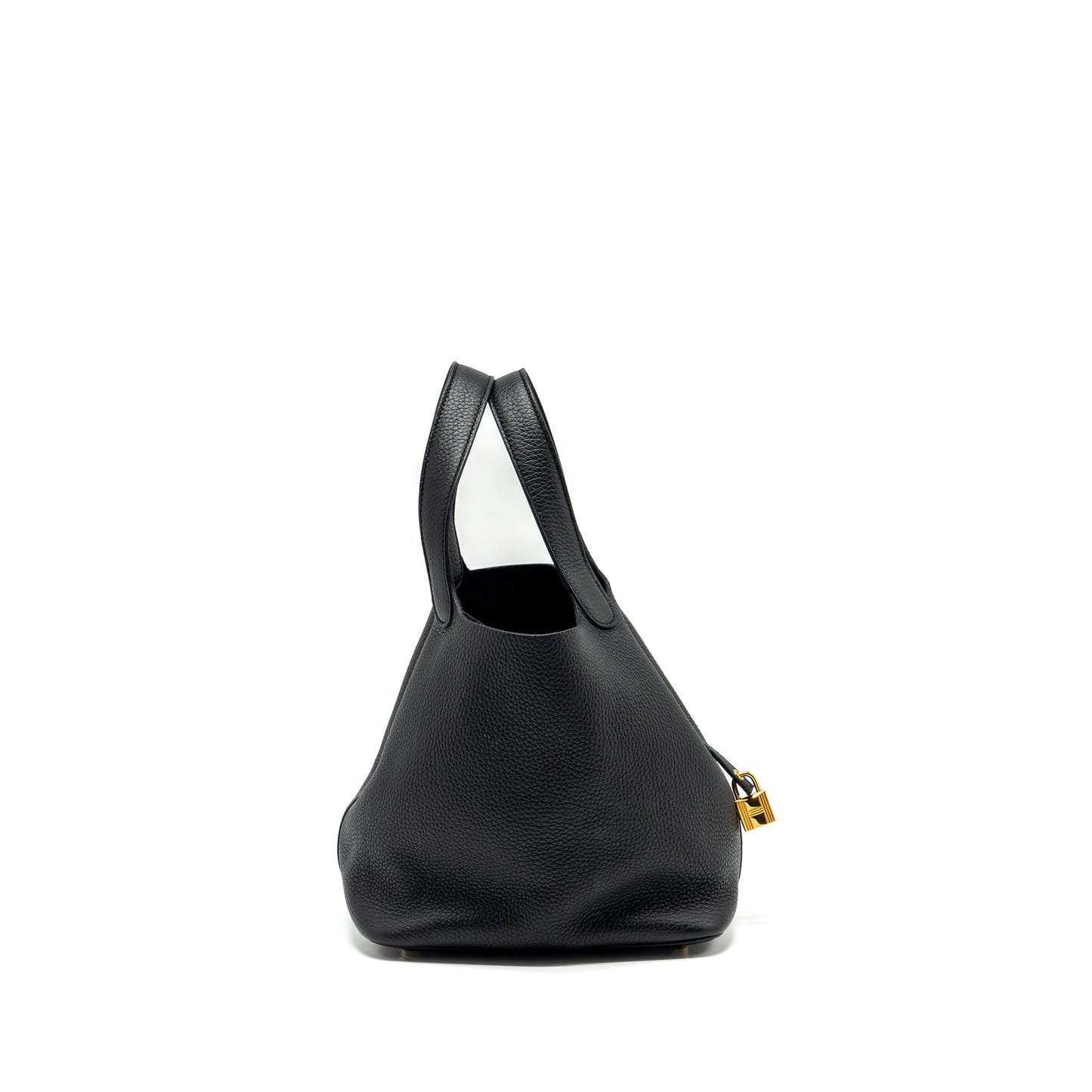 Hermes Picotin 22 Lock Bag clemence black GHW stamp U