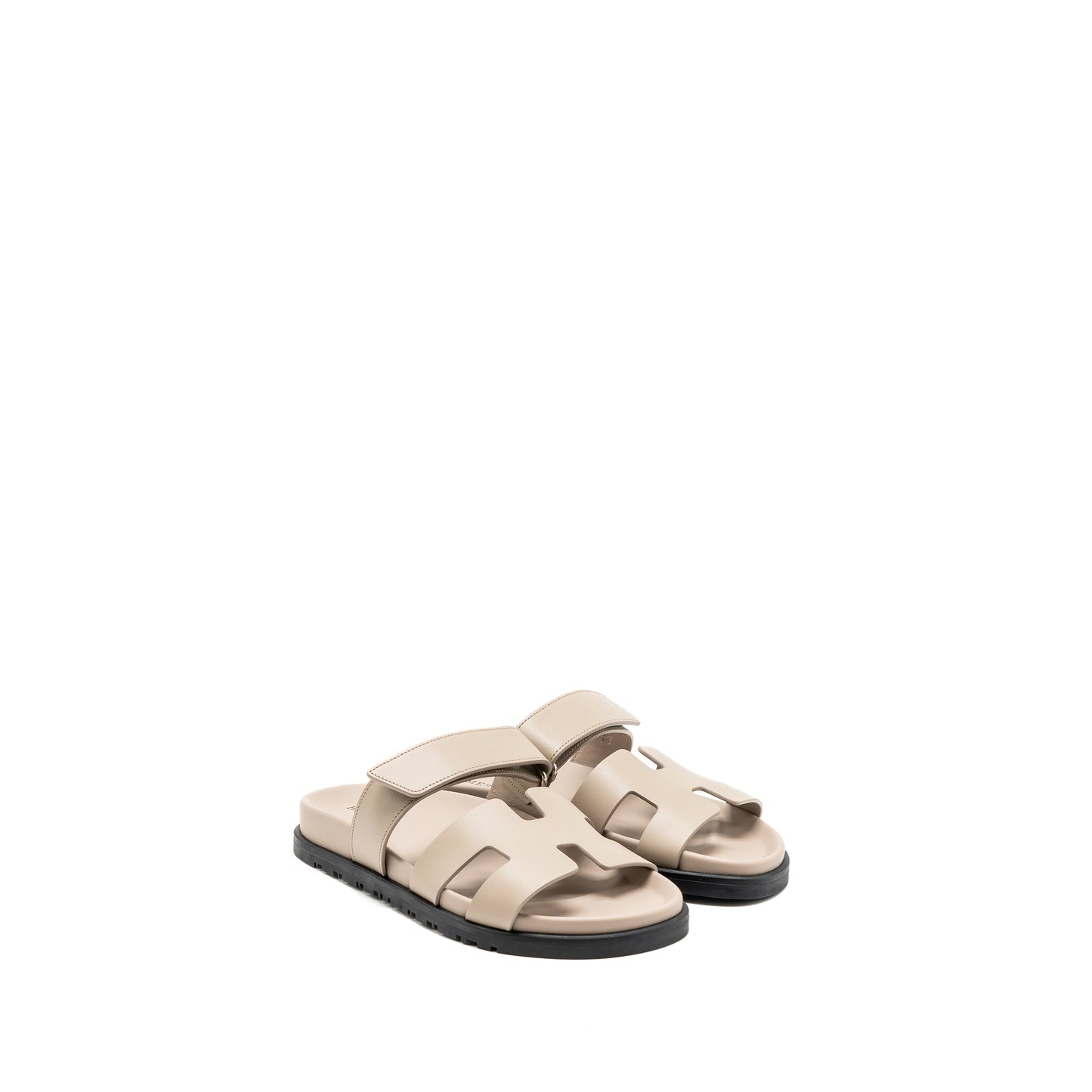 Hermes size 37 chypre sandal beige mastic