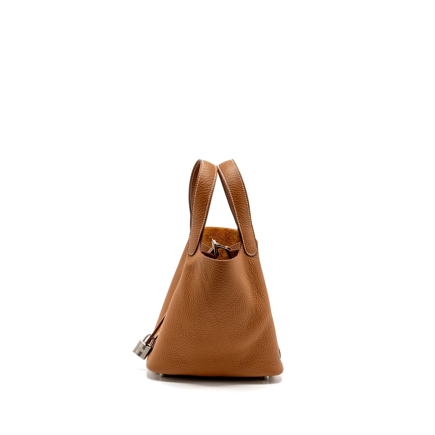 Hermes picotin 18 lock bag clemence gold SHW stamp U