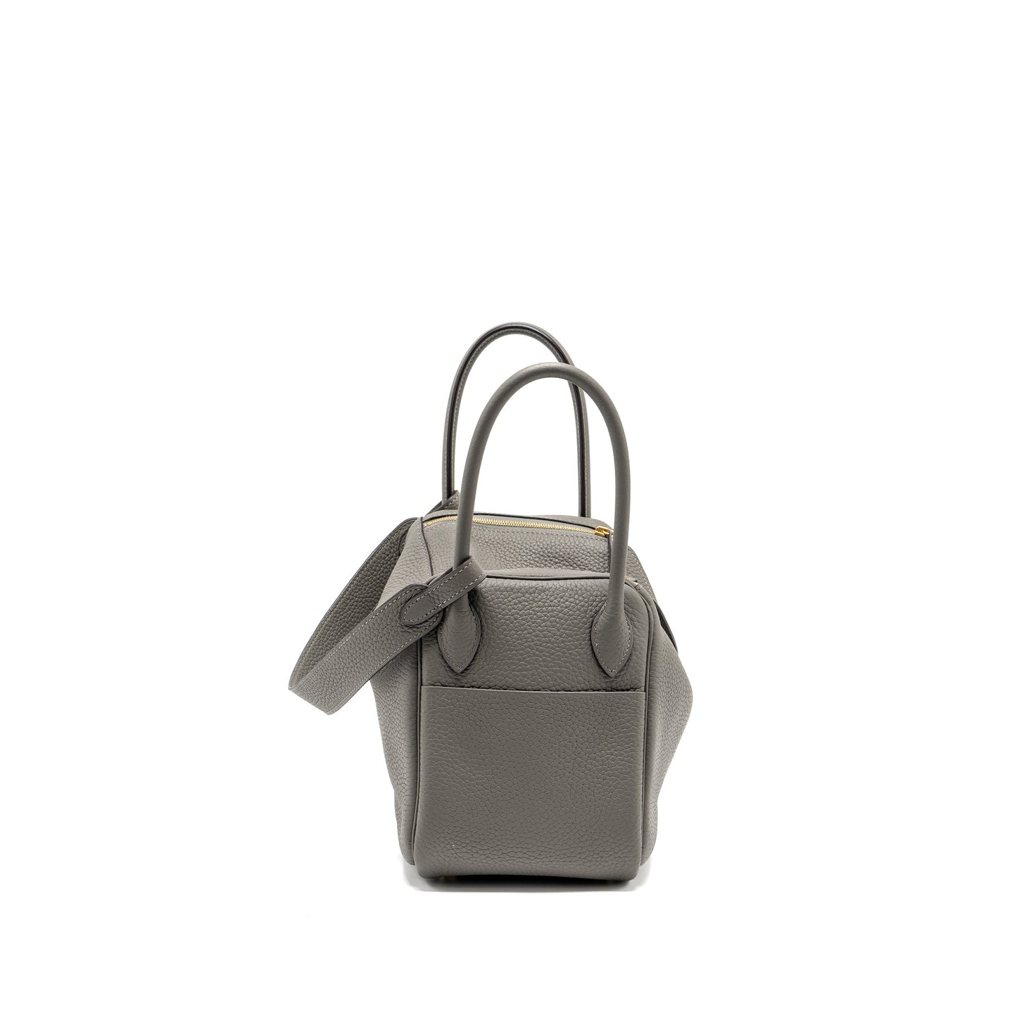 Hermes Lindy 26 Clemence 0L Gris Meyer GHW Stamp U