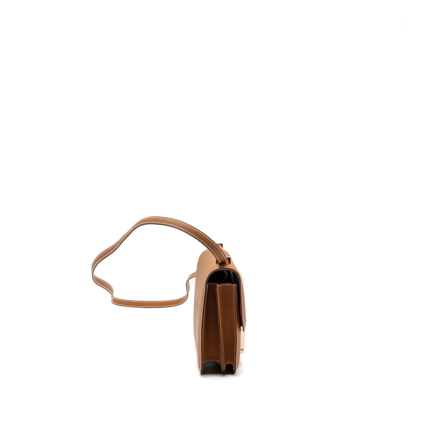 Hermes mini constance epsom gold RGHW stamp B